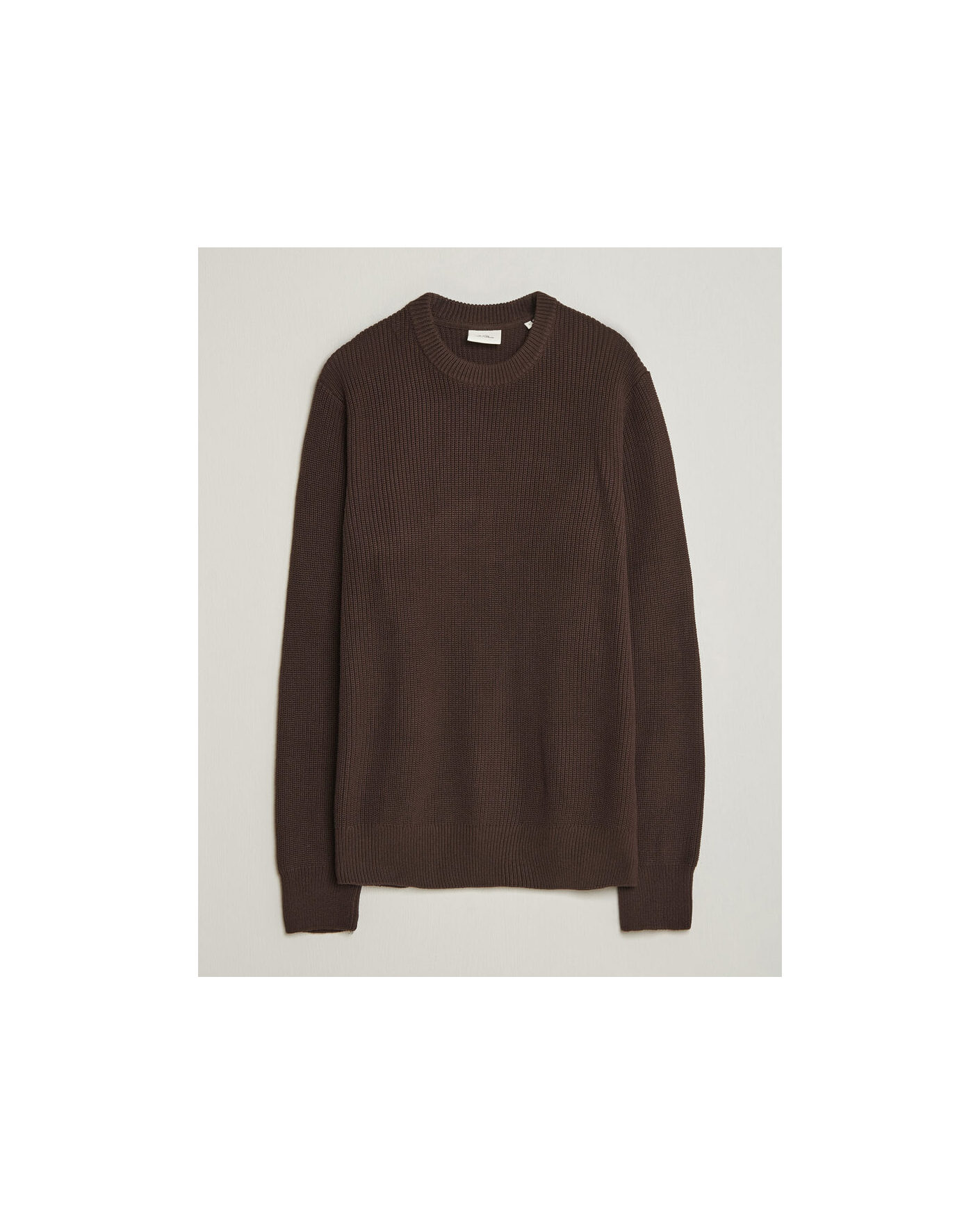 Men | Sweaters & Knitwear | LES DEUX | Rib Crewneck Knit Molé Brown