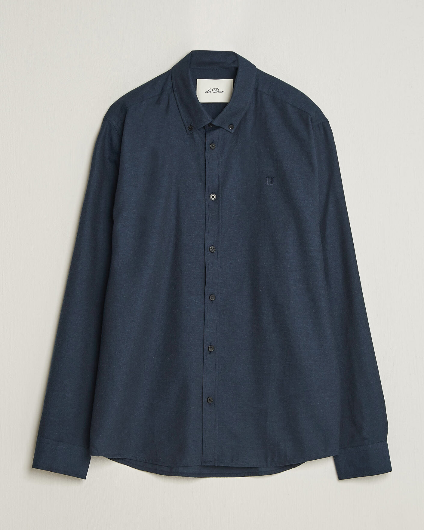 Men | Shirts | LES DEUX | Soft Flannel Shirt Dark Navy