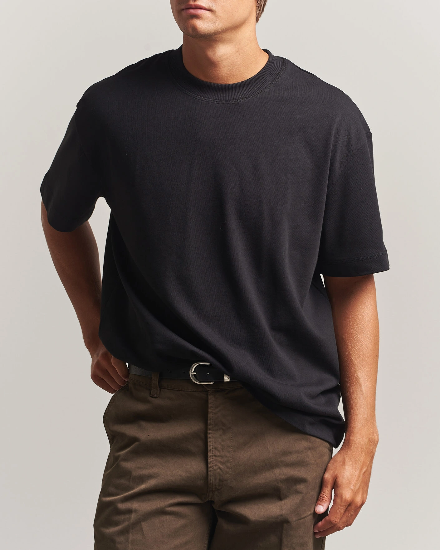 Men | T-Shirts | LES DEUX | Heavyweight T-Shirt Black