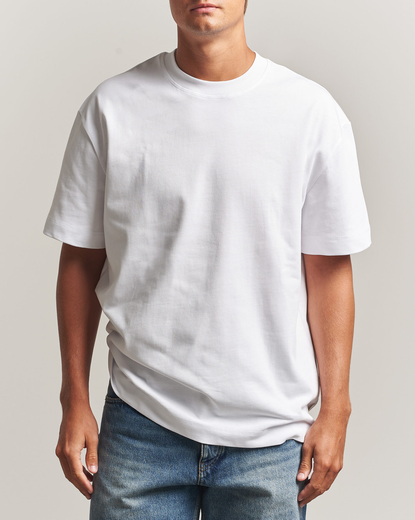 Men | T-Shirts | LES DEUX | Heavyweight T-Shirt White