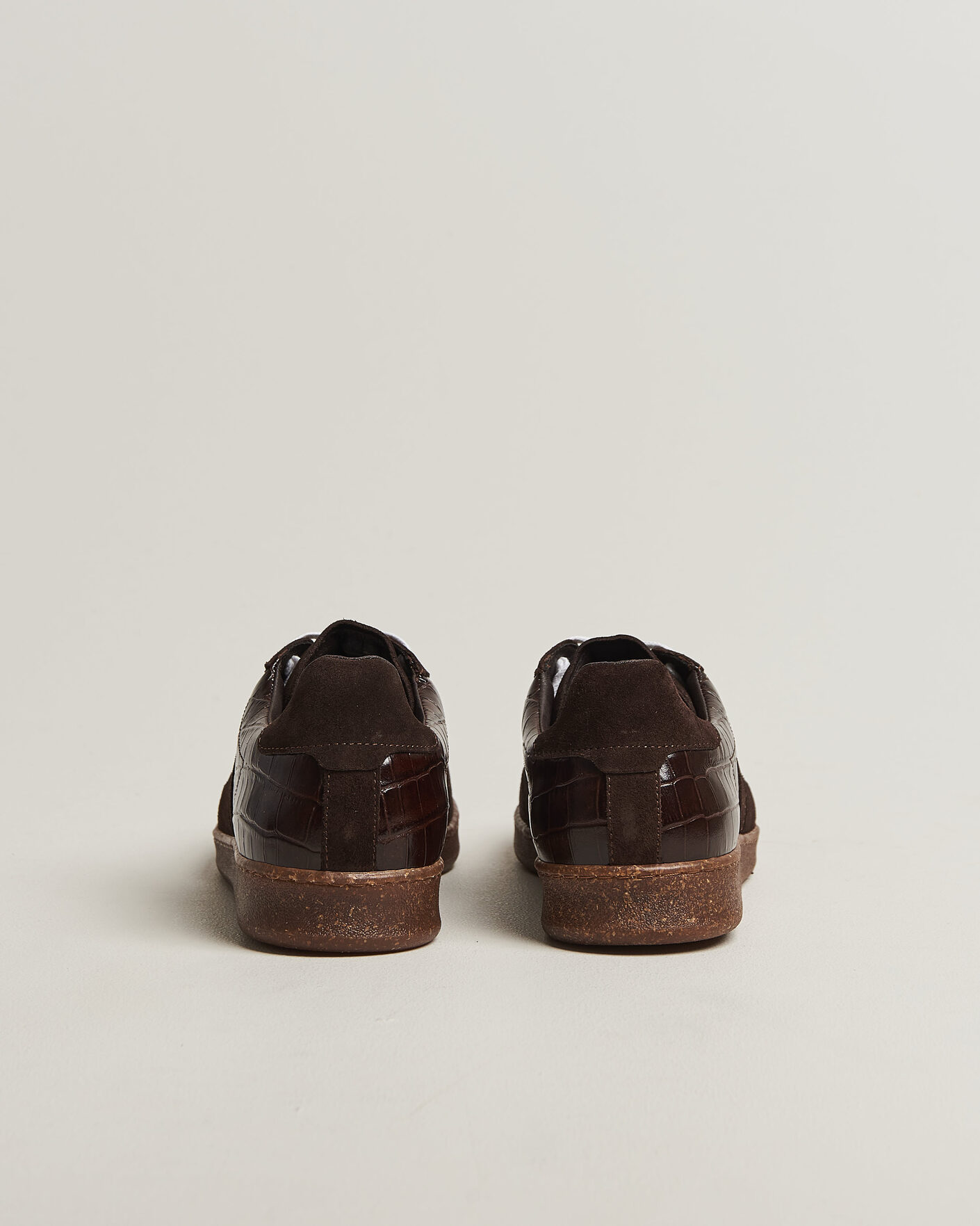 Men | Sneakers | LES DEUX | Croco Sneaker Molé Brown