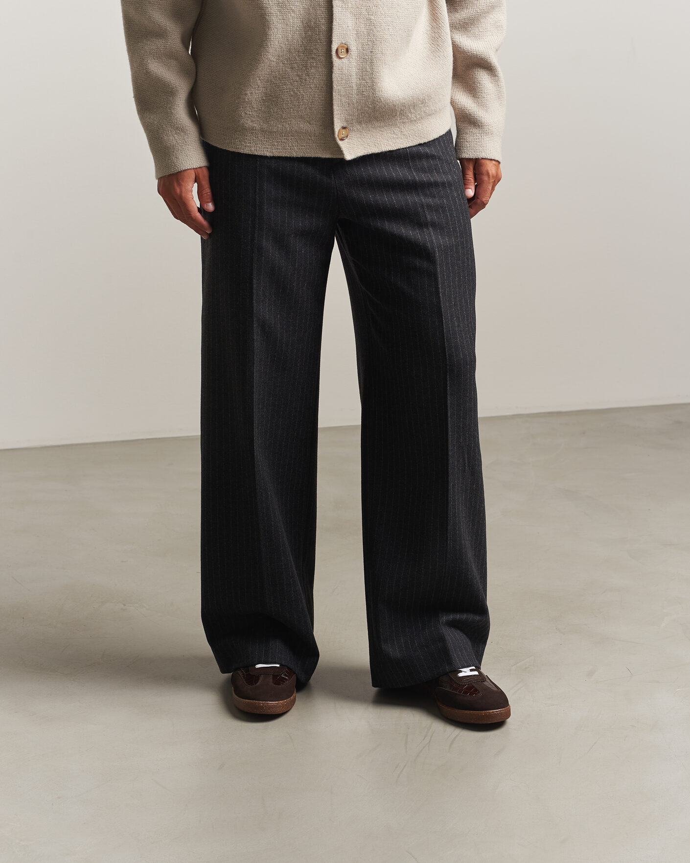 Men | Sneakers | LES DEUX | Croco Sneaker Molé Brown