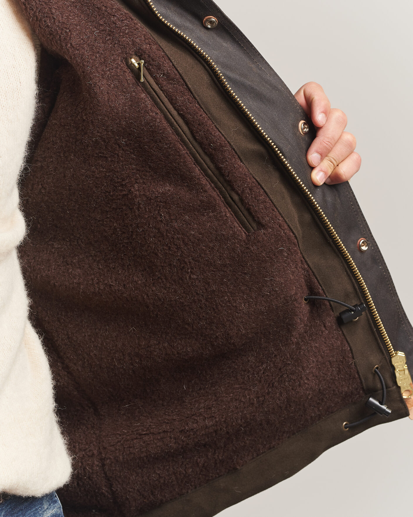 Men | Coats & Jackets | Manifattura Ceccarelli | Mountain Jacket Chocolate