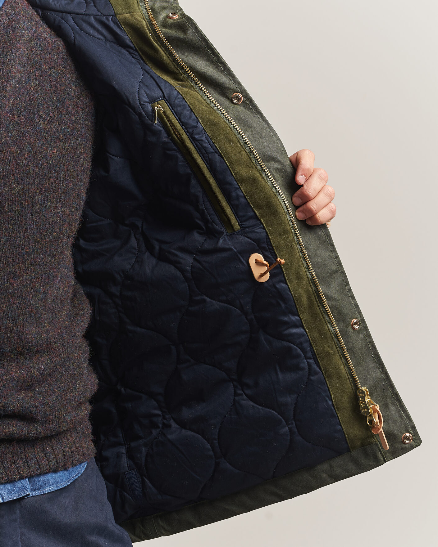 Men | Coats & Jackets | Manifattura Ceccarelli | New Fisherman Parka Dark Green