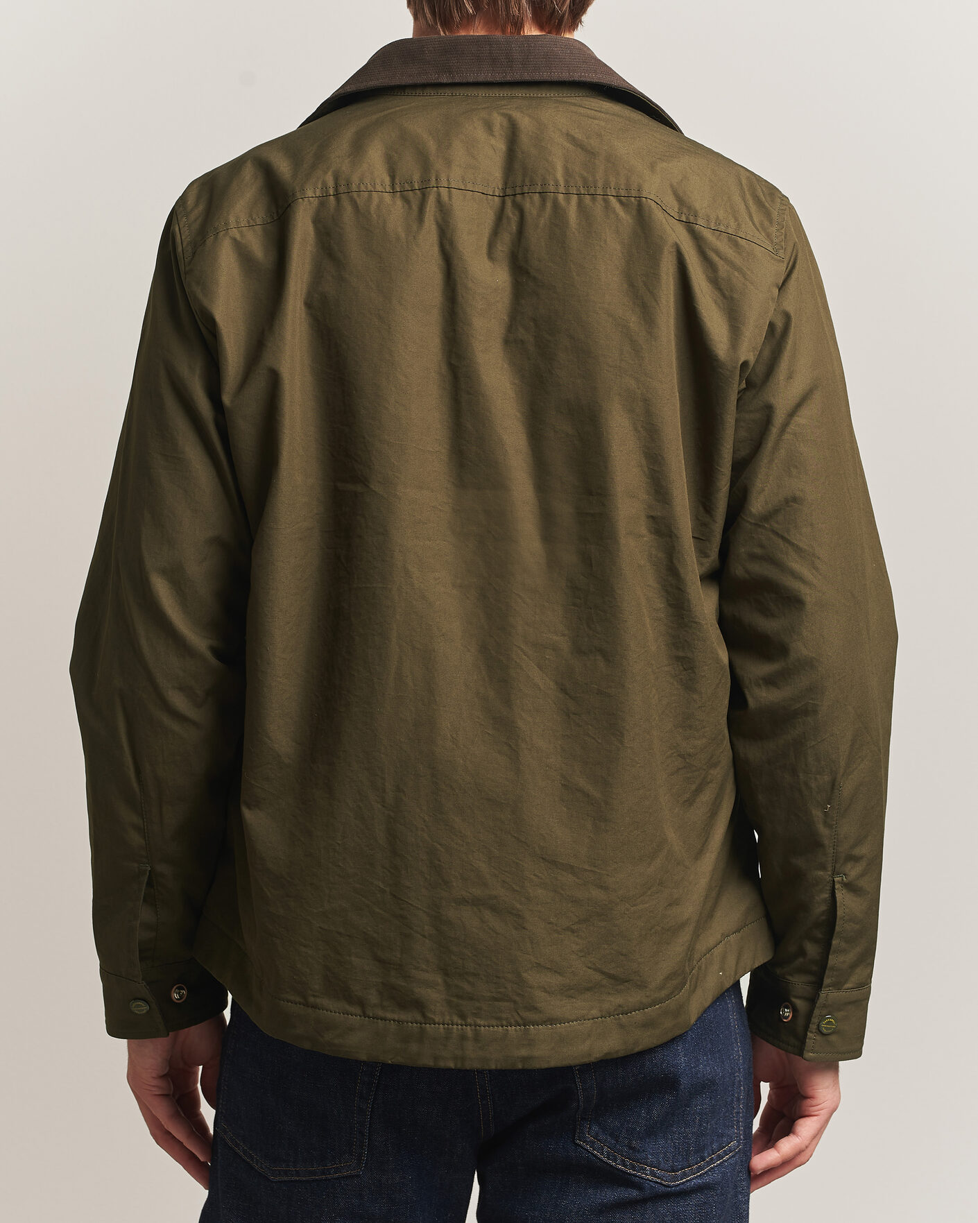Men | Coats & Jackets | Manifattura Ceccarelli | Double Pocket Shirt Jacket Military Green