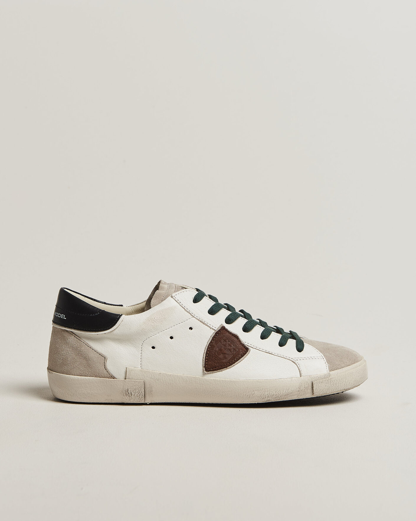 Men | Sneakers | Philippe Model | PRSX Low Top Suede Sneaker White/Black