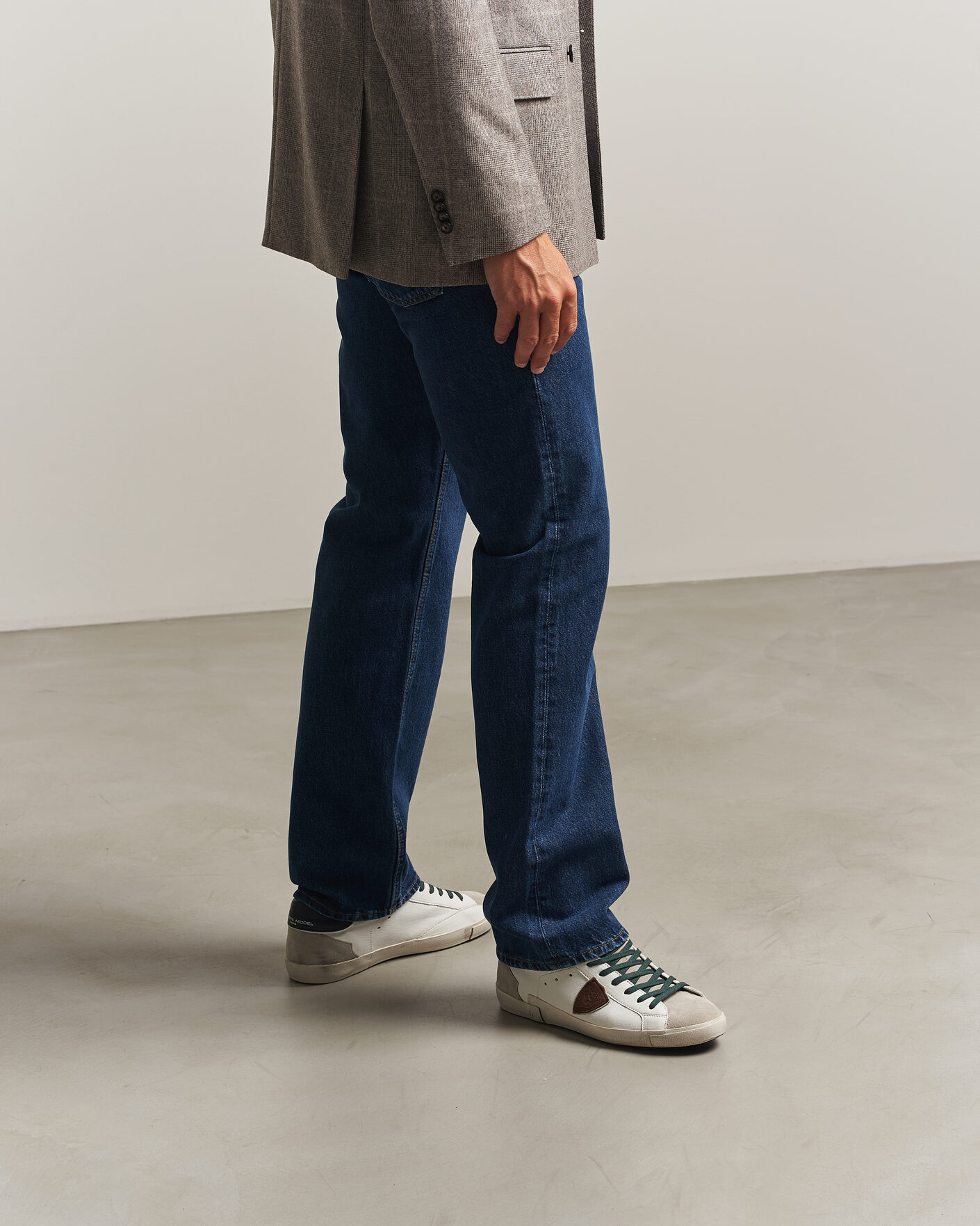 Men | Sneakers | Philippe Model | PRSX Low Top Suede Sneaker White/Black
