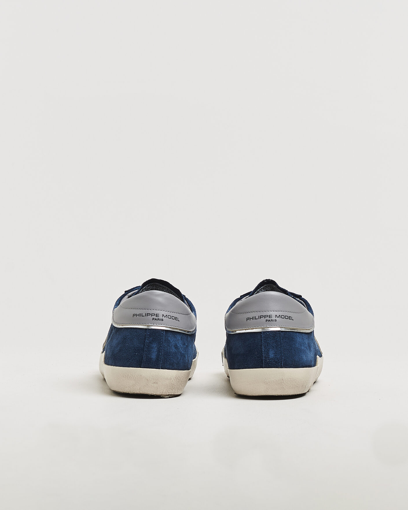 Men | Sneakers | Philippe Model | PRSX Low Top Suede Sneaker Blue/Grey