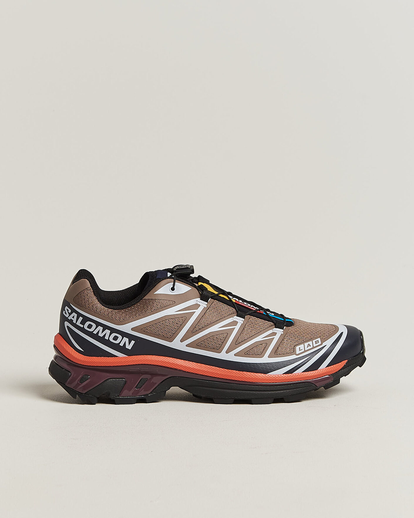 Salomon XT-6 Sneakers Walnut/Maritime Blue at CareOfCarl.com