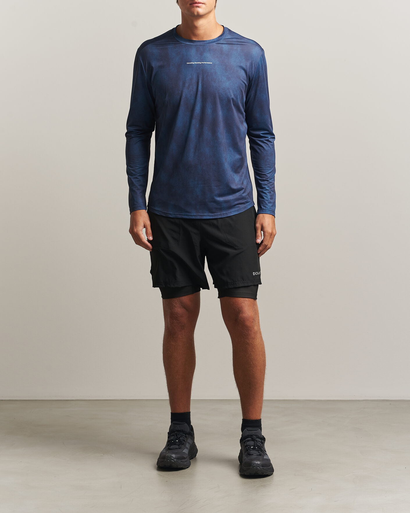 Men | T-Shirts | DOXA | Rerun Long Sleeve T-Shirt Indigo