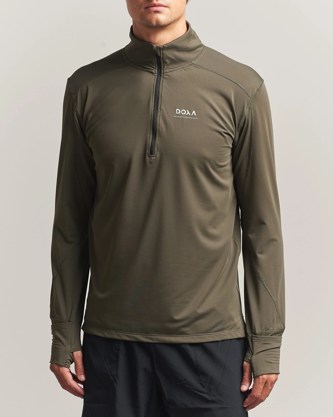 Men | Sweaters & Knitwear | DOXA | Thermal Half Zip Terra
