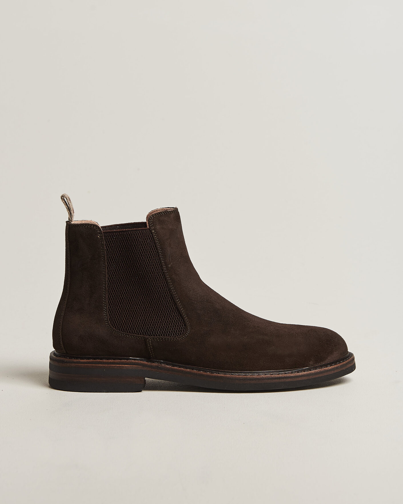 Men | Boots | Astorflex | Kudoflex Dainite Chelsea Boot Dark Brown Suede