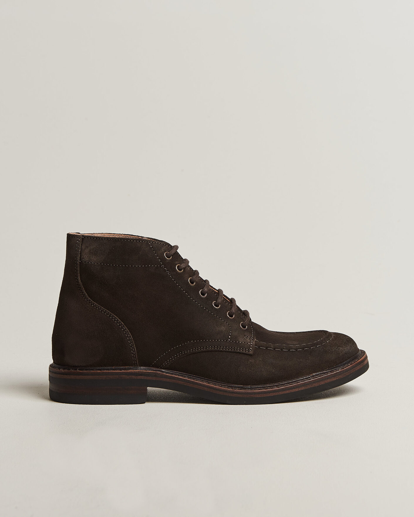 Men | Boots | Astorflex | Nuvoflex Dainite Lace Up Boot Dark Brown Suede