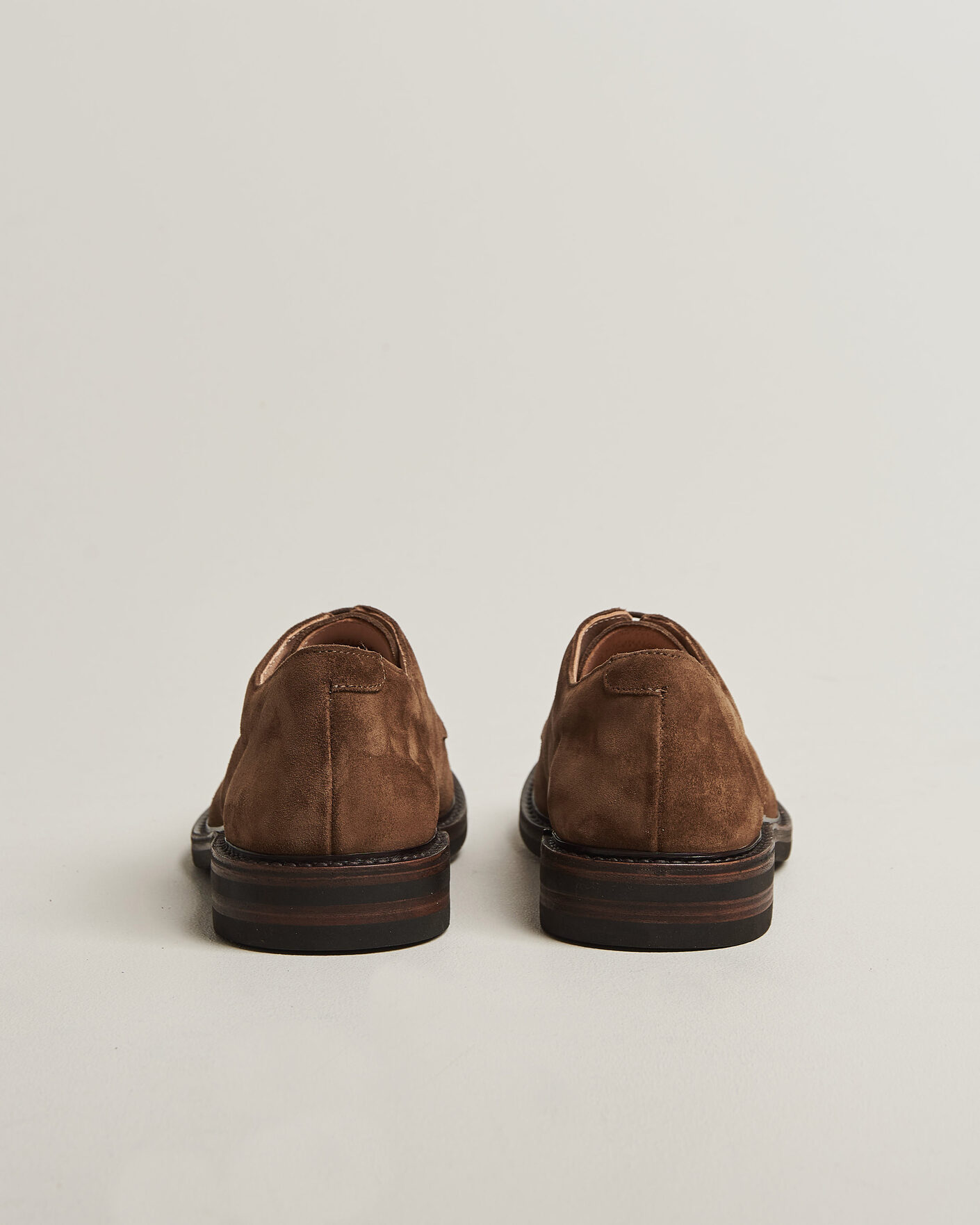 Men | Derby Shoes | Astorflex | Carlflex Moc Toe Dark Khaki Suede
