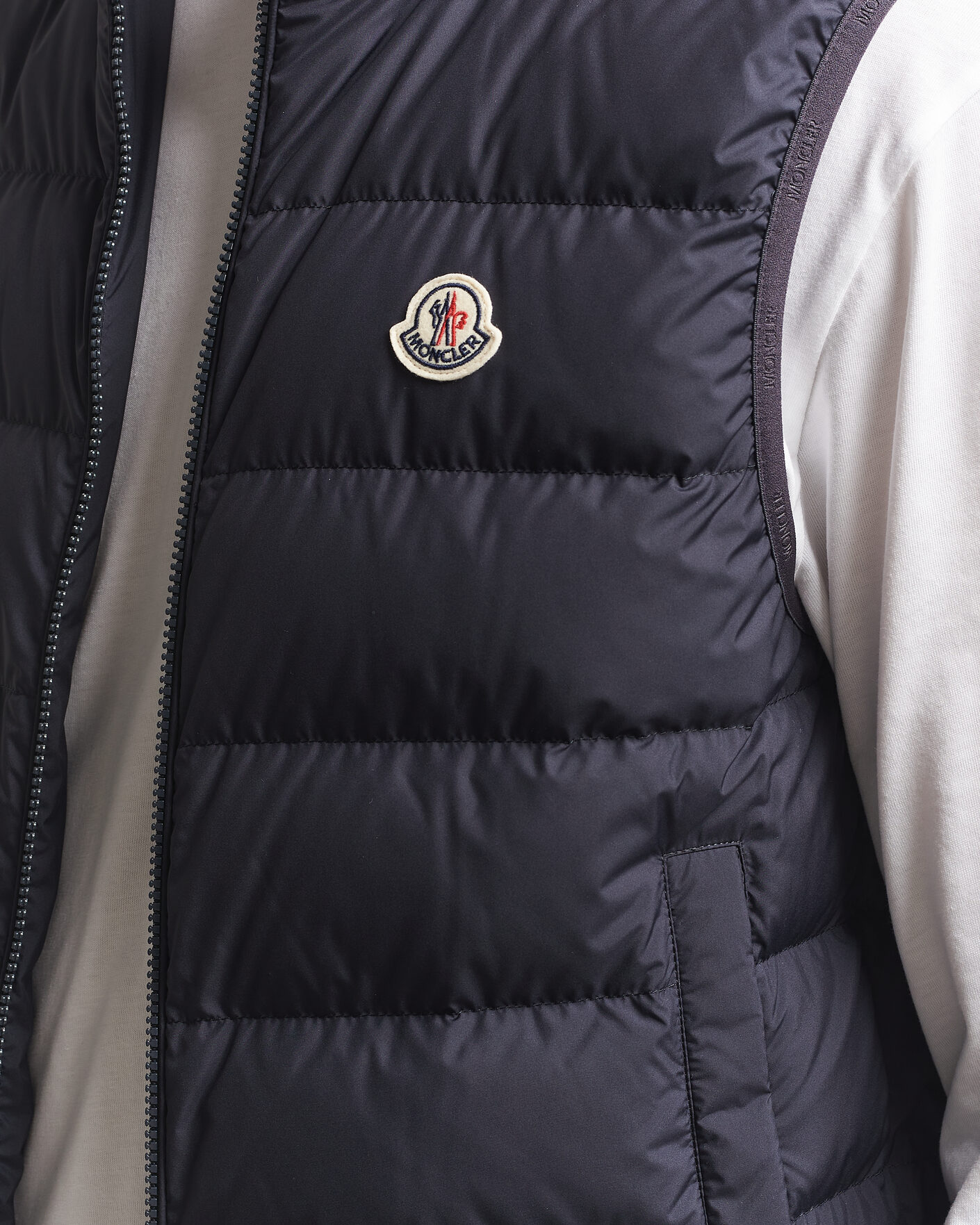 Men | Gilets | Moncler | Contrin Down Vest Navy
