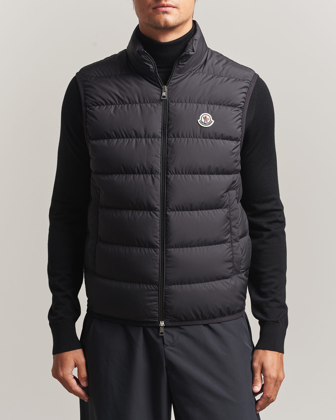 Men | Gilets | Moncler | Contrin Down Vest Black