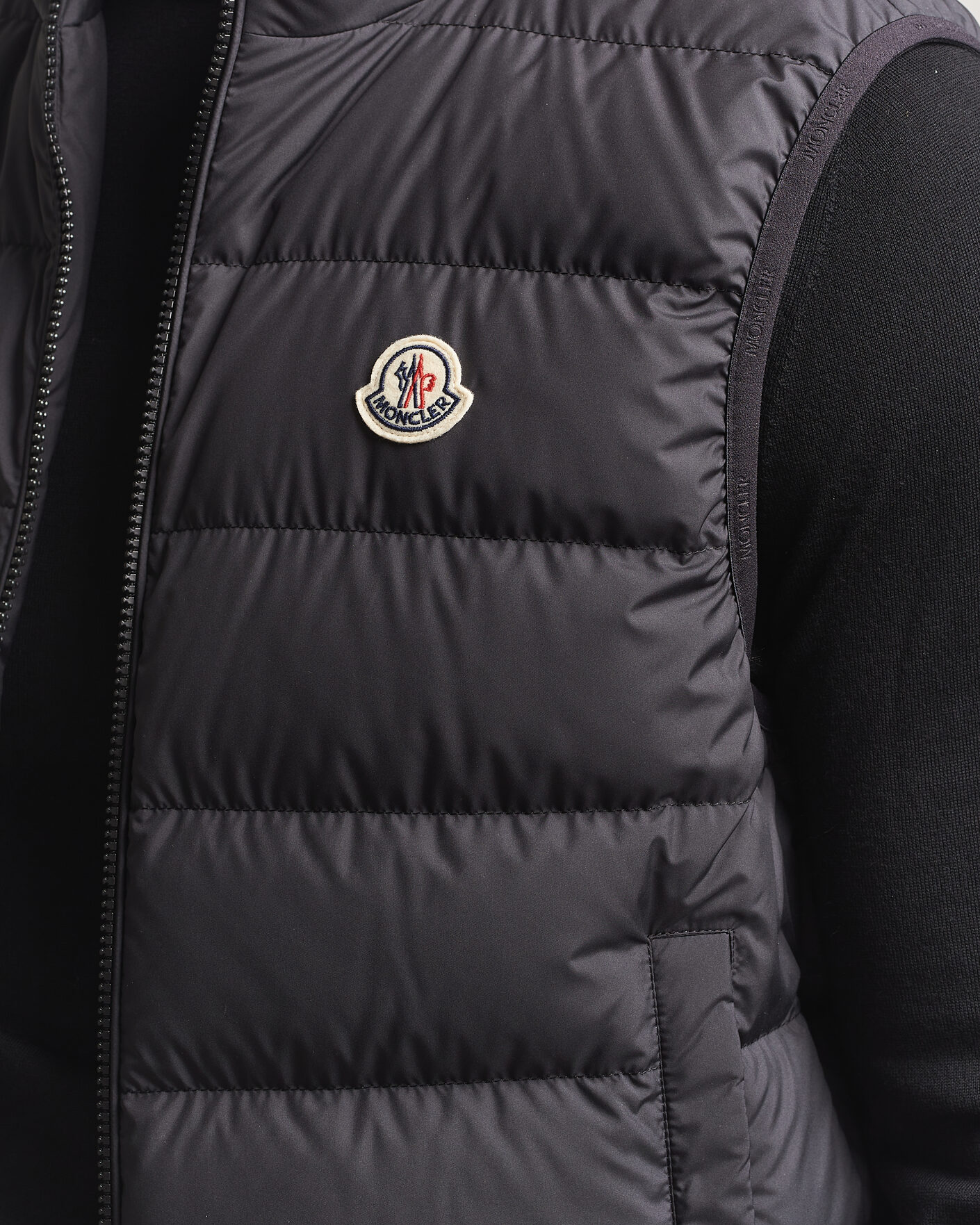 Men | Gilets | Moncler | Contrin Down Vest Black