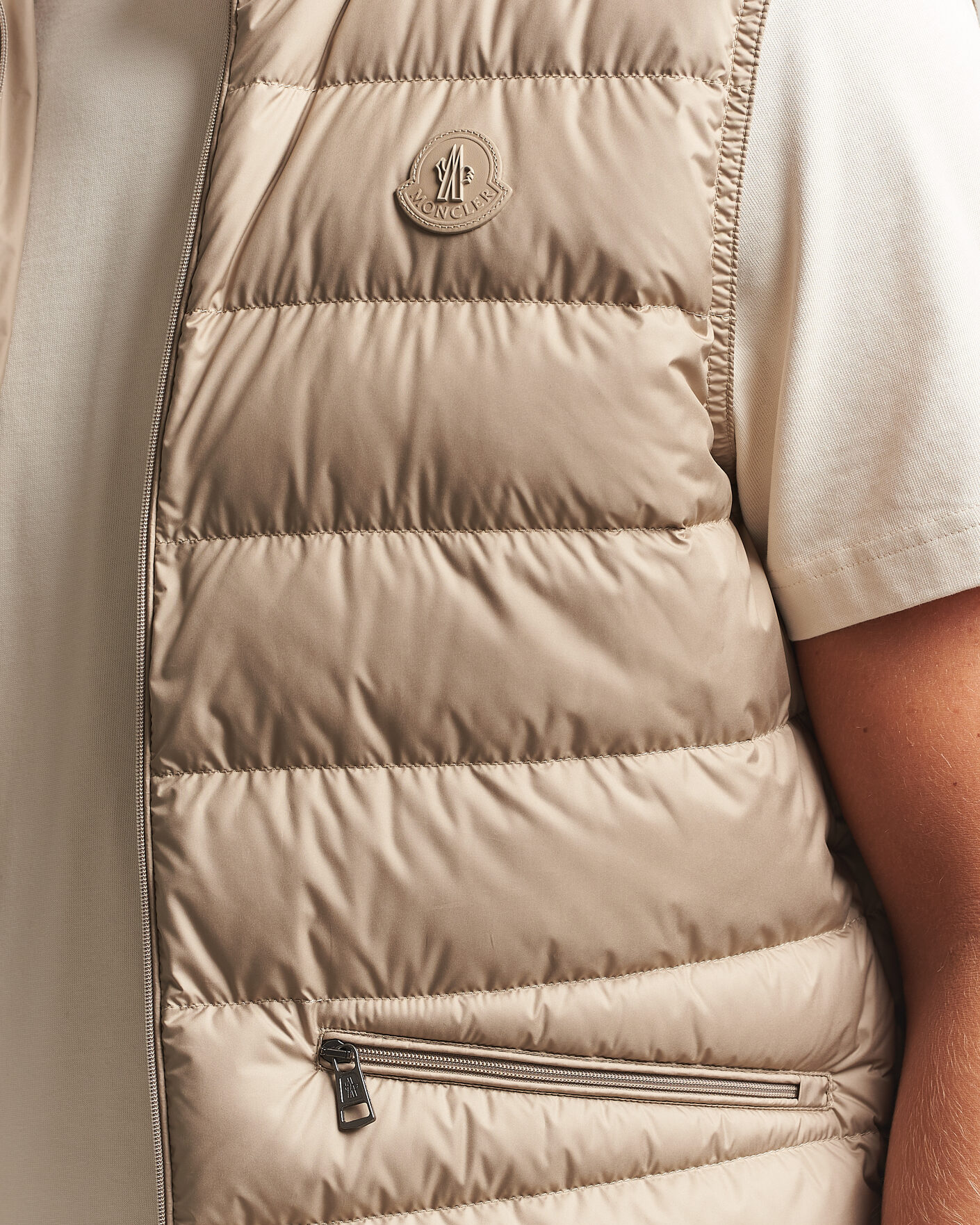 Men | Gilets | Moncler | Treompan Down Vest Brown