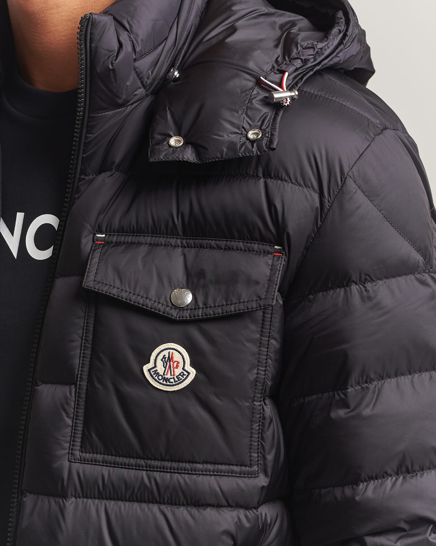 Men | Coats & Jackets | Moncler | Verith Hooded Down Jacket Black
