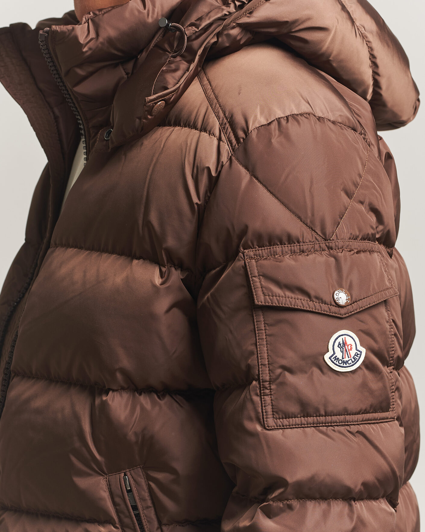 Men | Coats & Jackets | Moncler | Maya Jacket Matte Brown