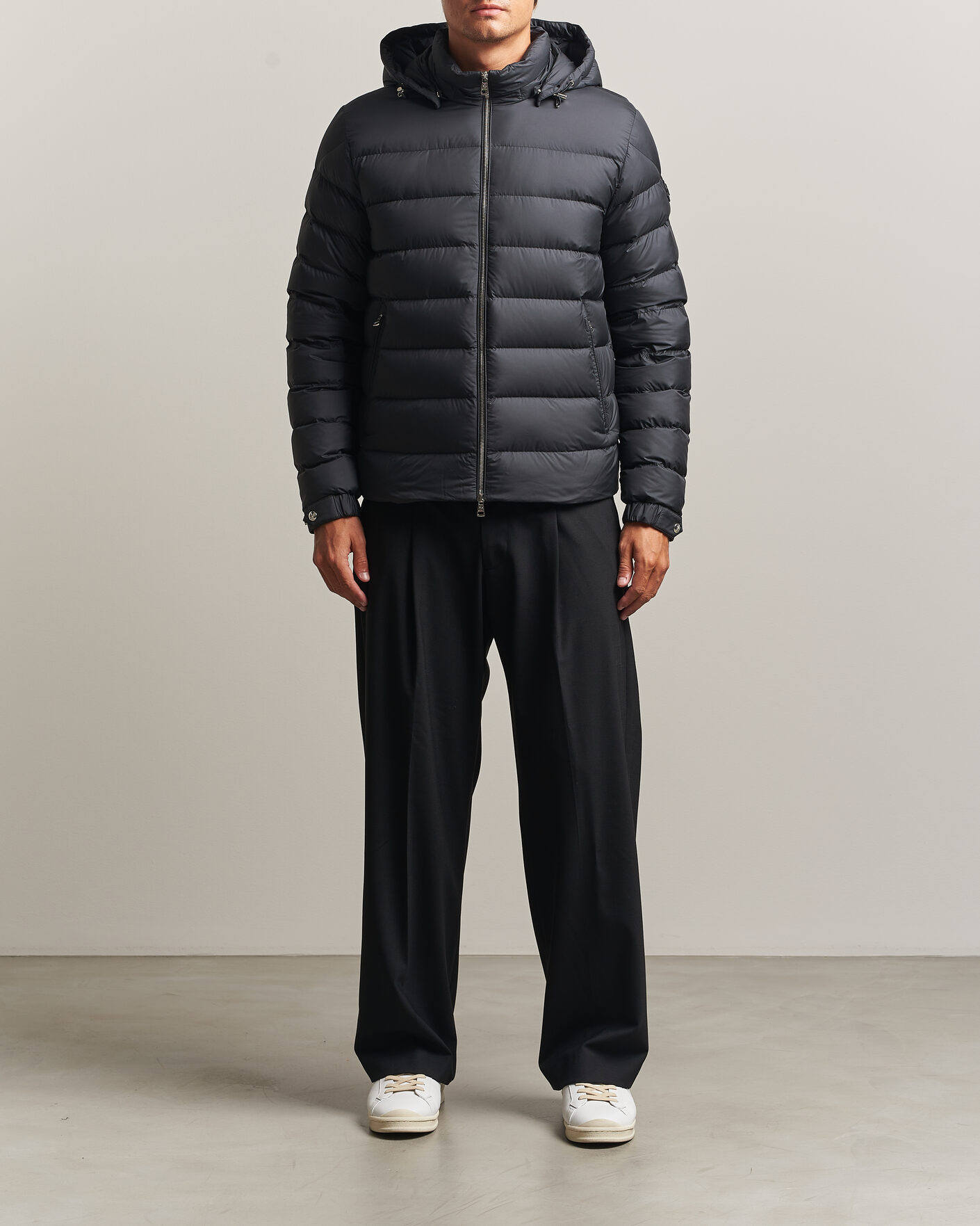Men | Coats & Jackets | Moncler | Arneb Hooded Down Jacket Black