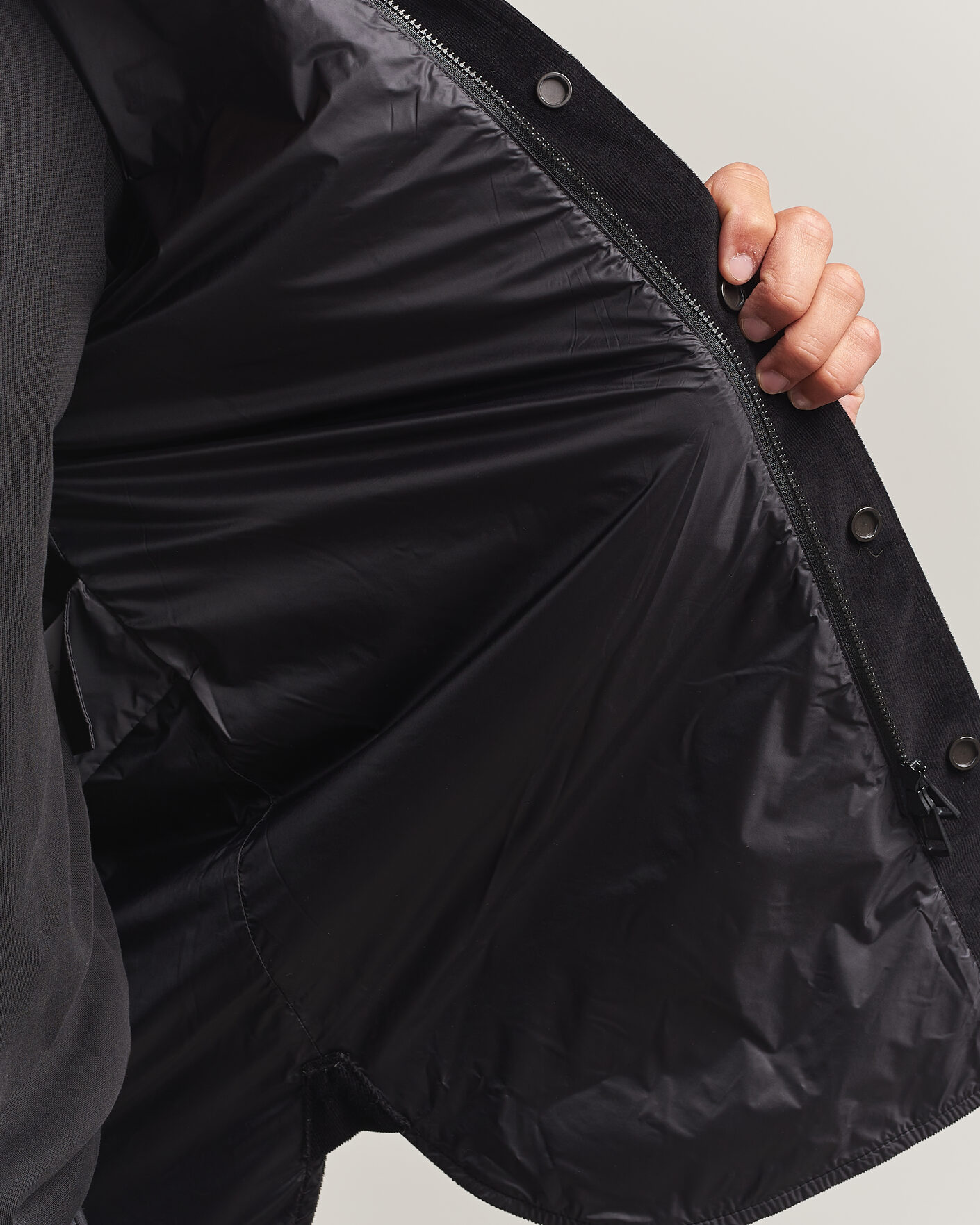 Men | Shirts | Moncler | Corduroy Overshirt Black