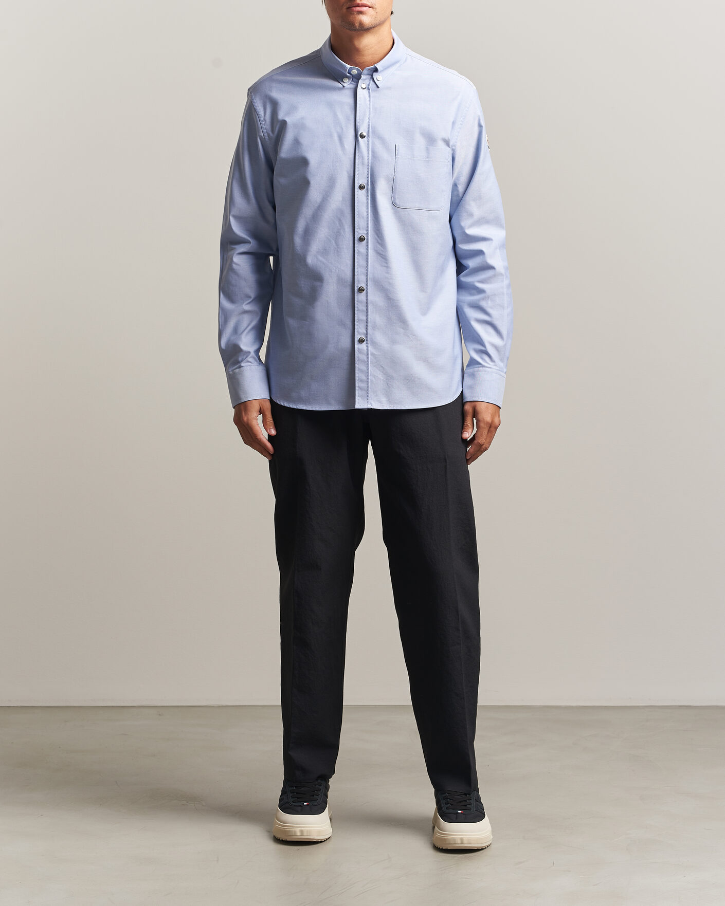 Men | Shirts | Moncler | Popeline Shirt Light Blue