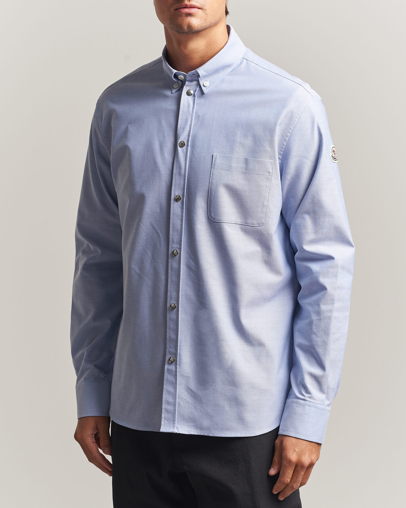 Men | Shirts | Moncler | Popeline Shirt Light Blue