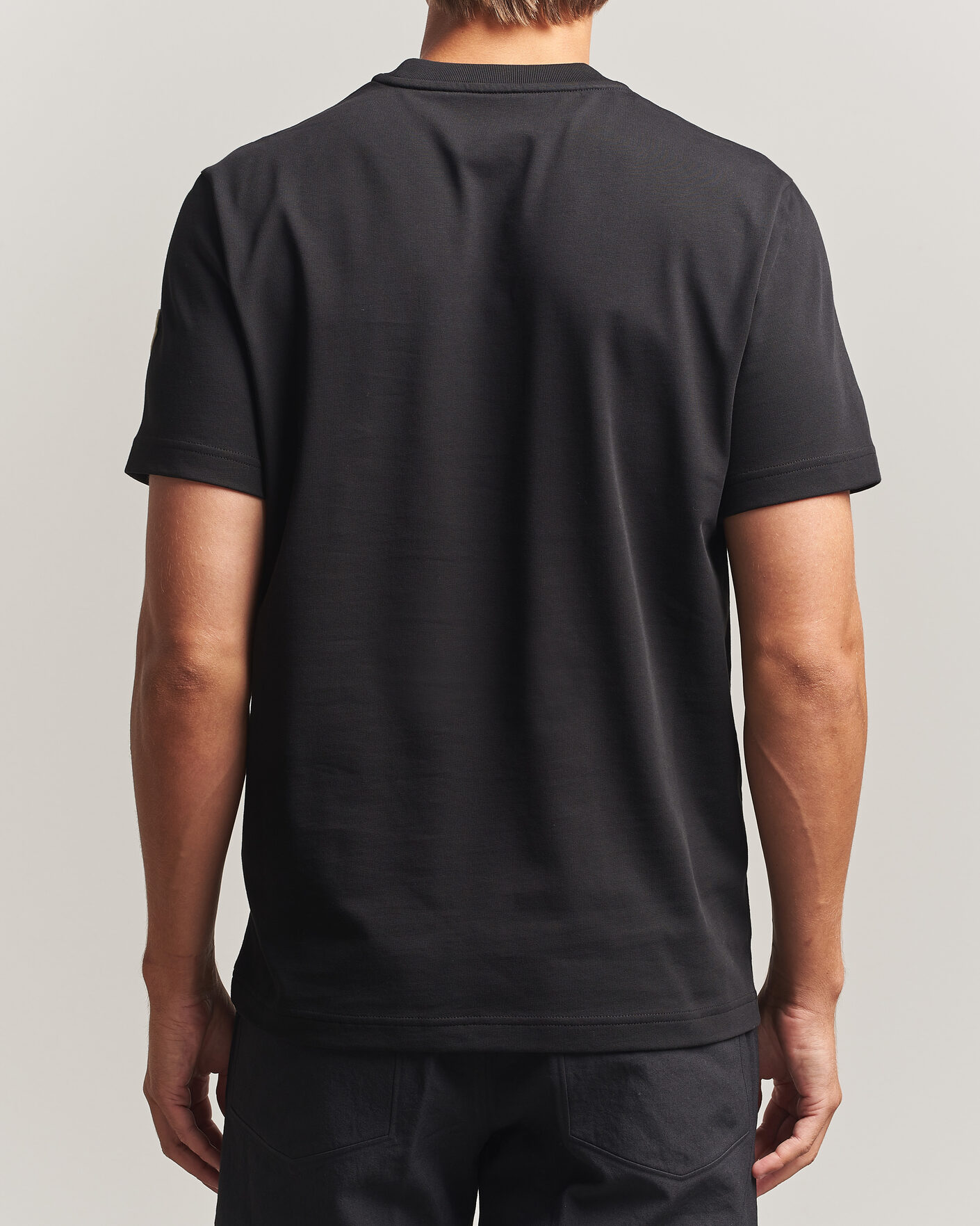 Men | T-Shirts | Moncler | College Logo T-Shirt Black