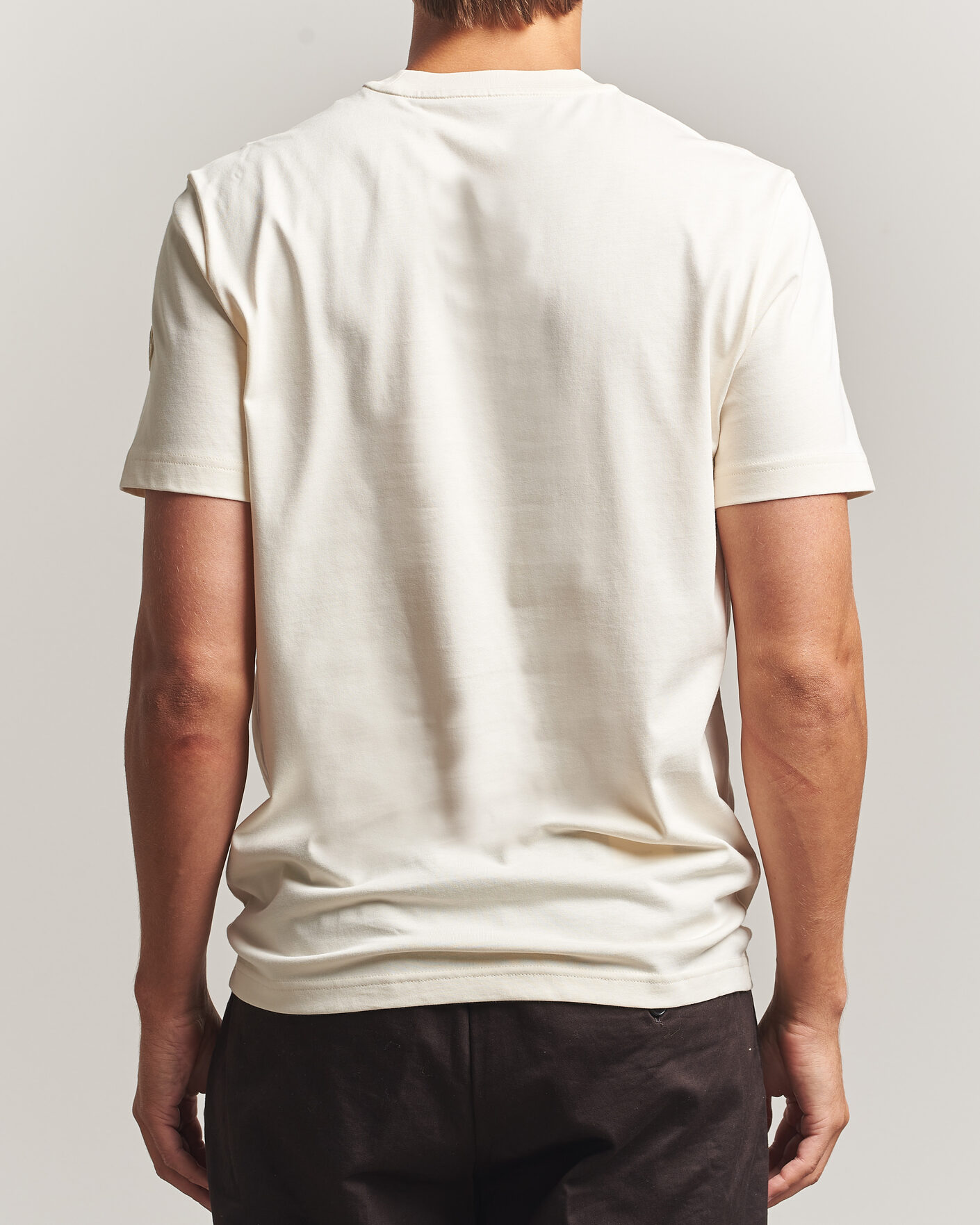 Men | T-Shirts | Moncler | College Logo T-Shirt Off White
