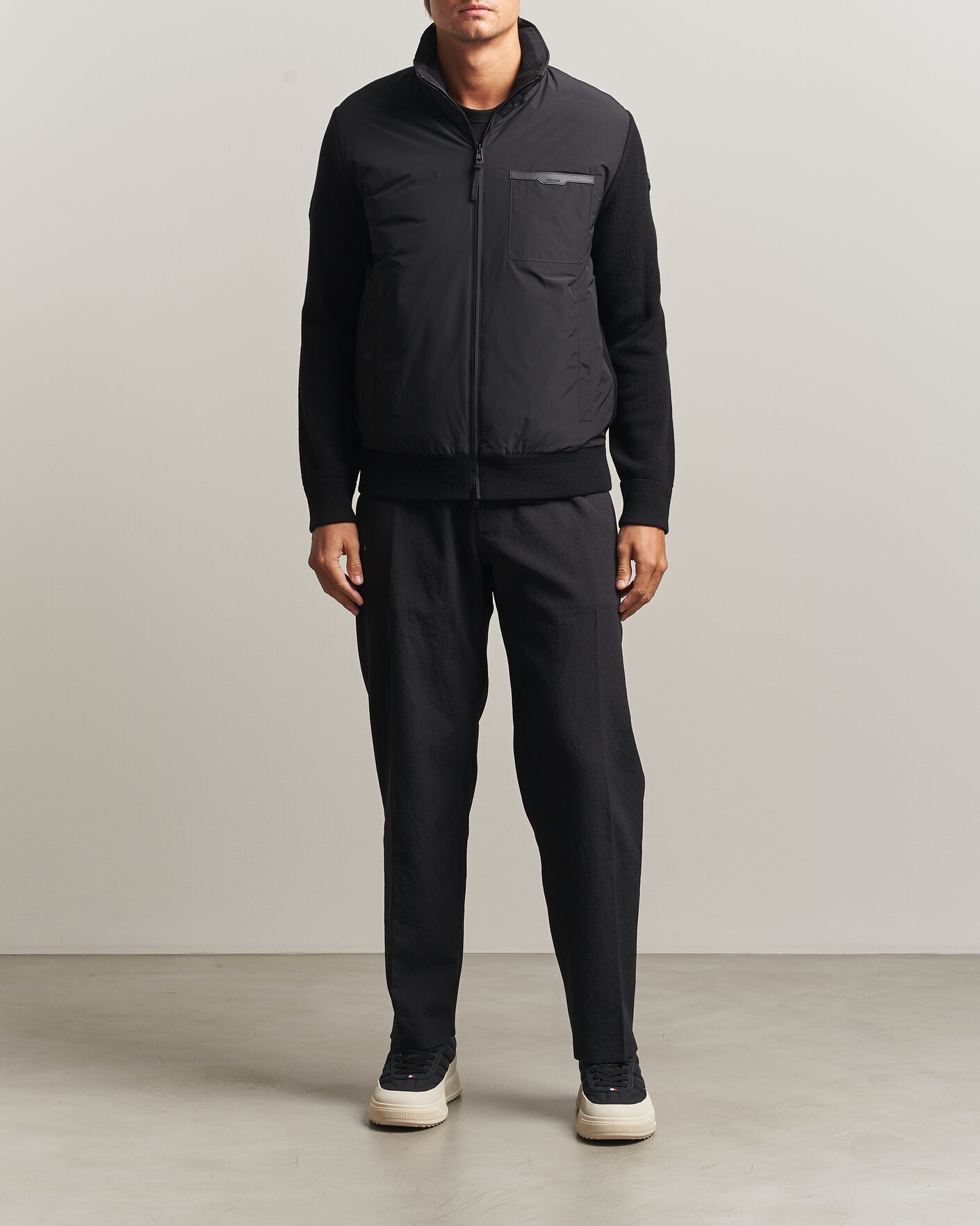 Men | Coats & Jackets | Moncler | Hybrid Jacket Black