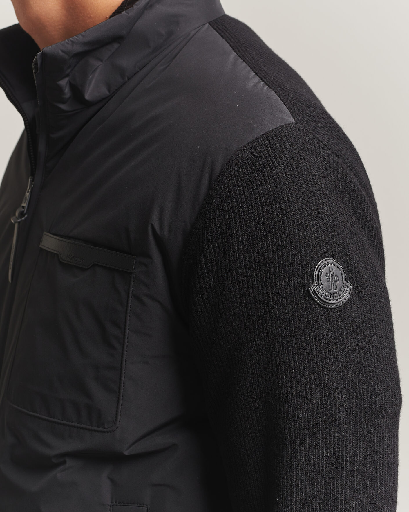 Men | Coats & Jackets | Moncler | Hybrid Jacket Black