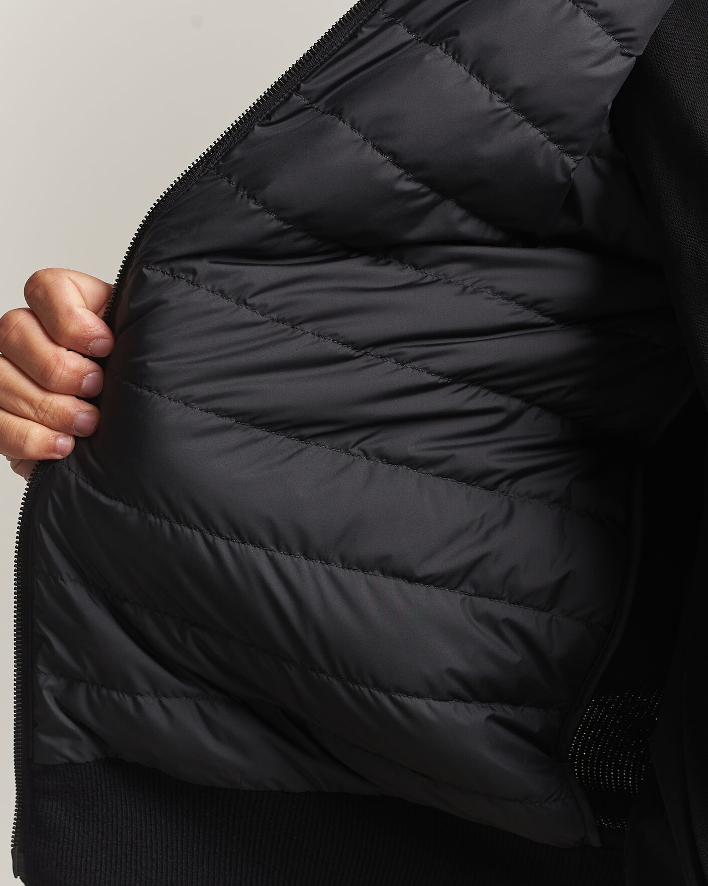 Men | Coats & Jackets | Moncler | Hybrid Jacket Black
