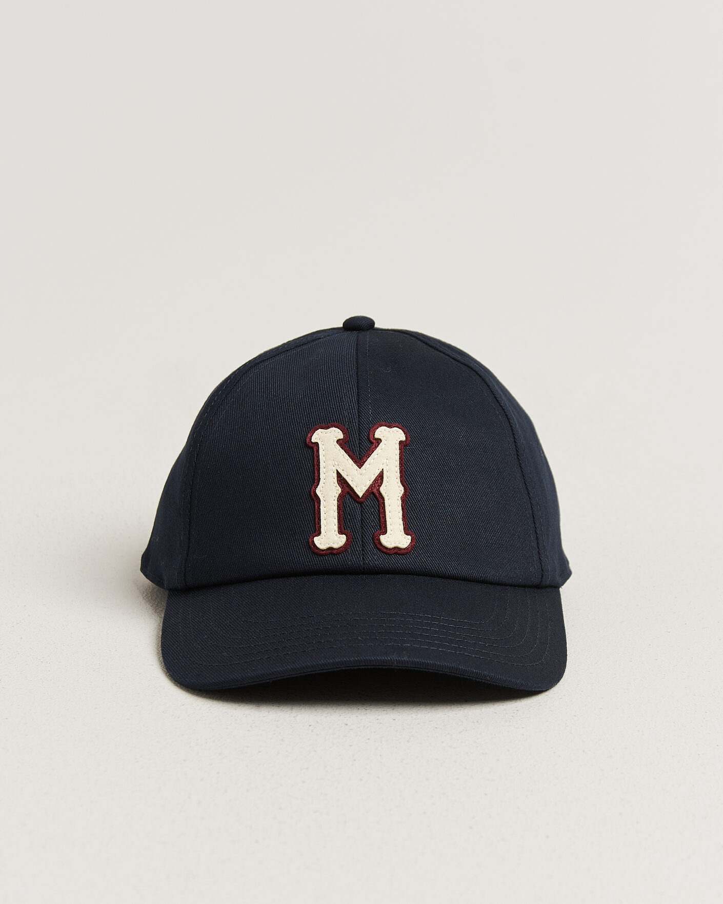 Men | Hats & Caps | Moncler | College Logo Baseball Cap Navy