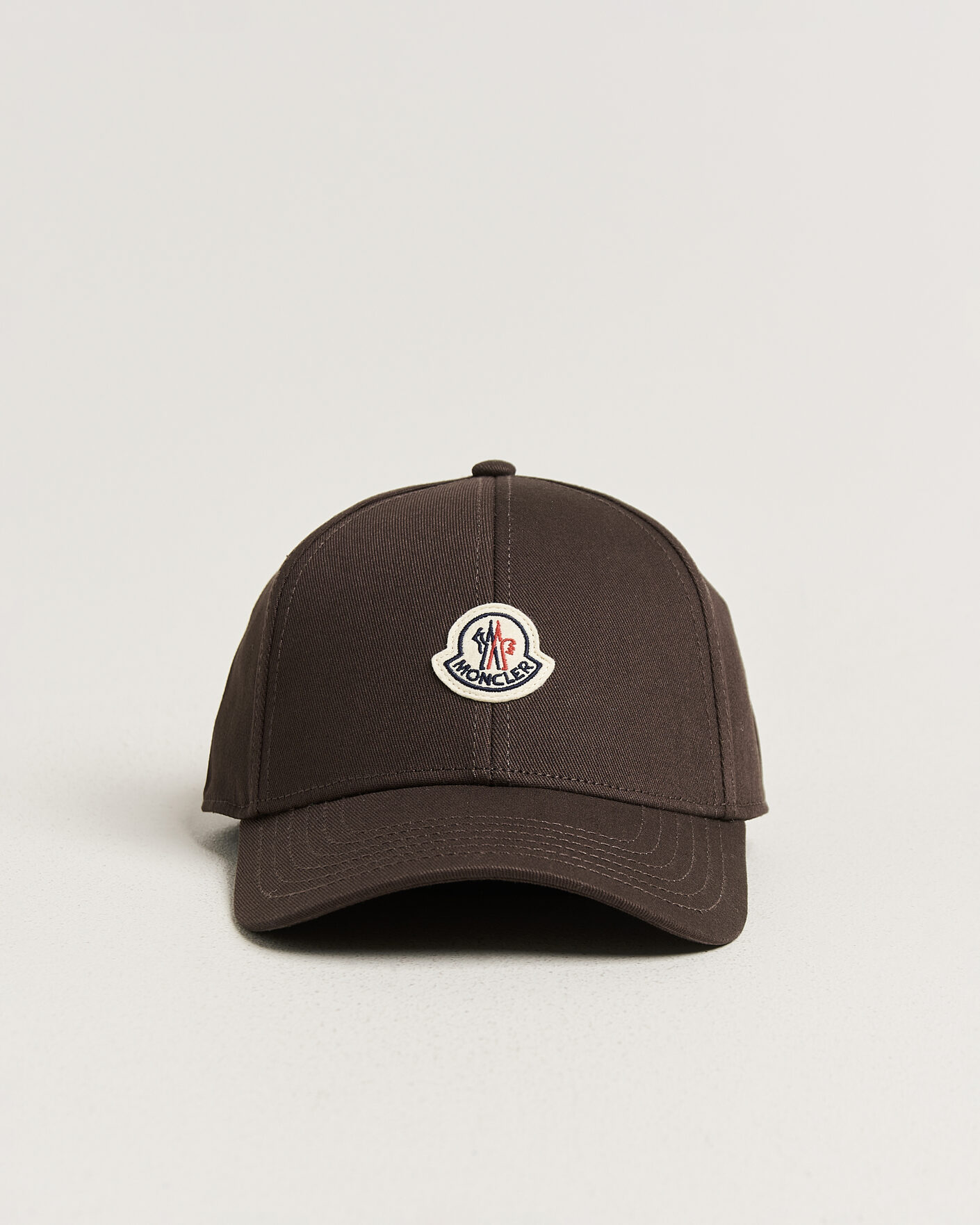 Men | Hats & Caps | Moncler | Logo Baseball Cap Brown