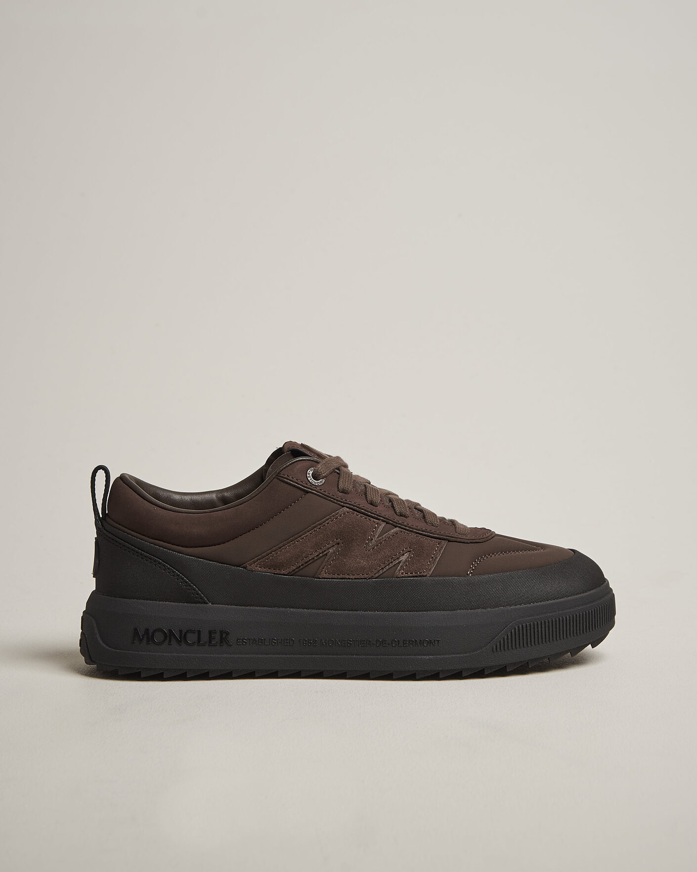 Men | Sneakers | Moncler | Altive Low Top Sneakers Dark Brown