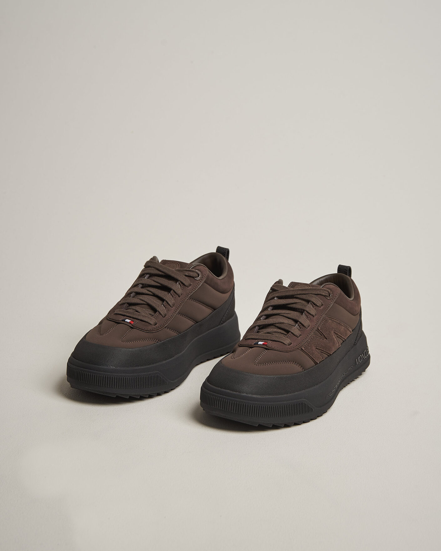 Men | Sneakers | Moncler | Altive Low Top Sneakers Dark Brown