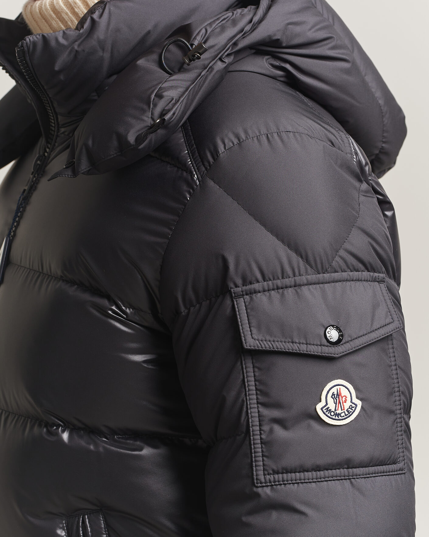 Men | Coats & Jackets | Moncler | Maya Bi-Material Jacket Black