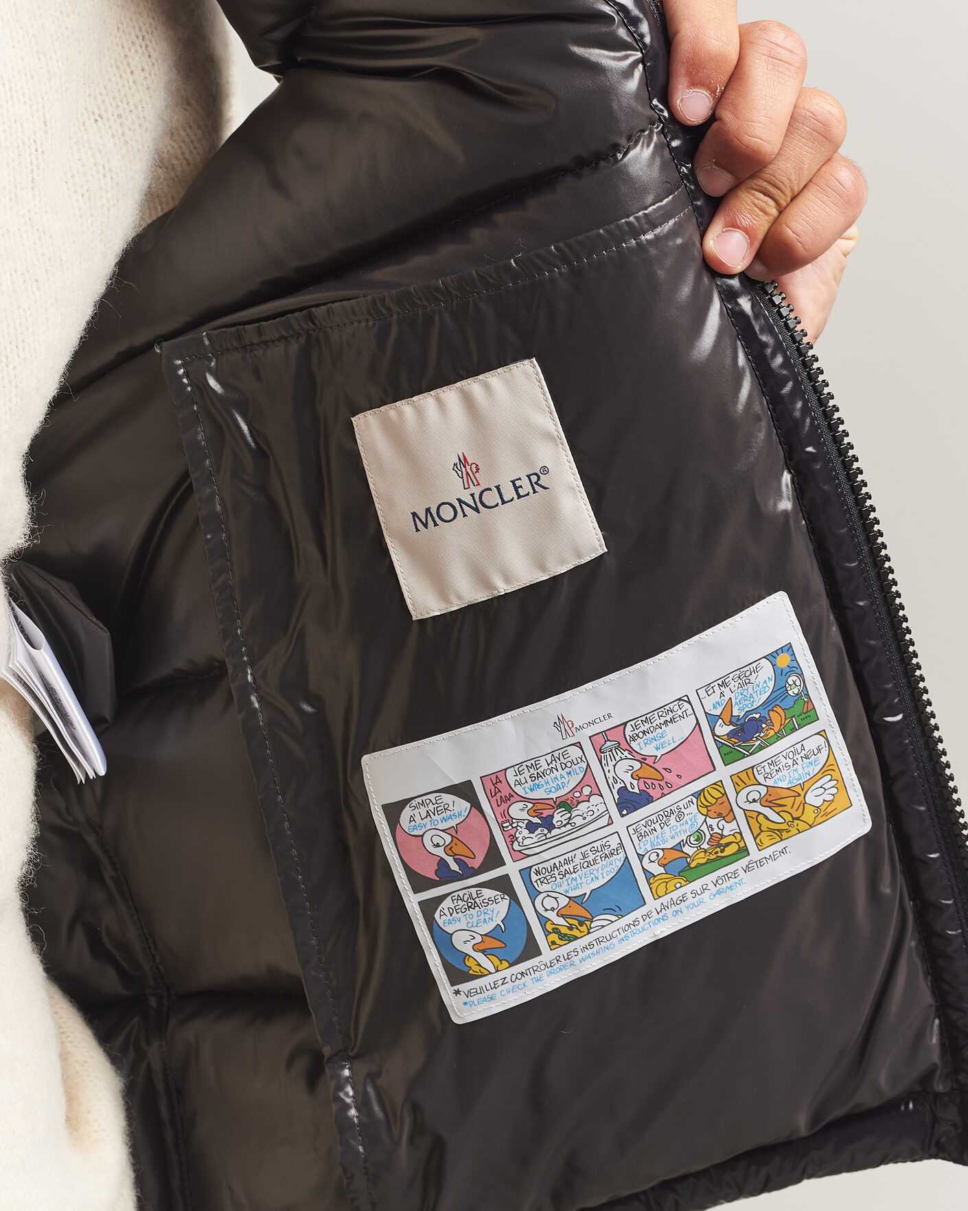 Moncler Bormes Down Vest Black at CareOfCarl.com