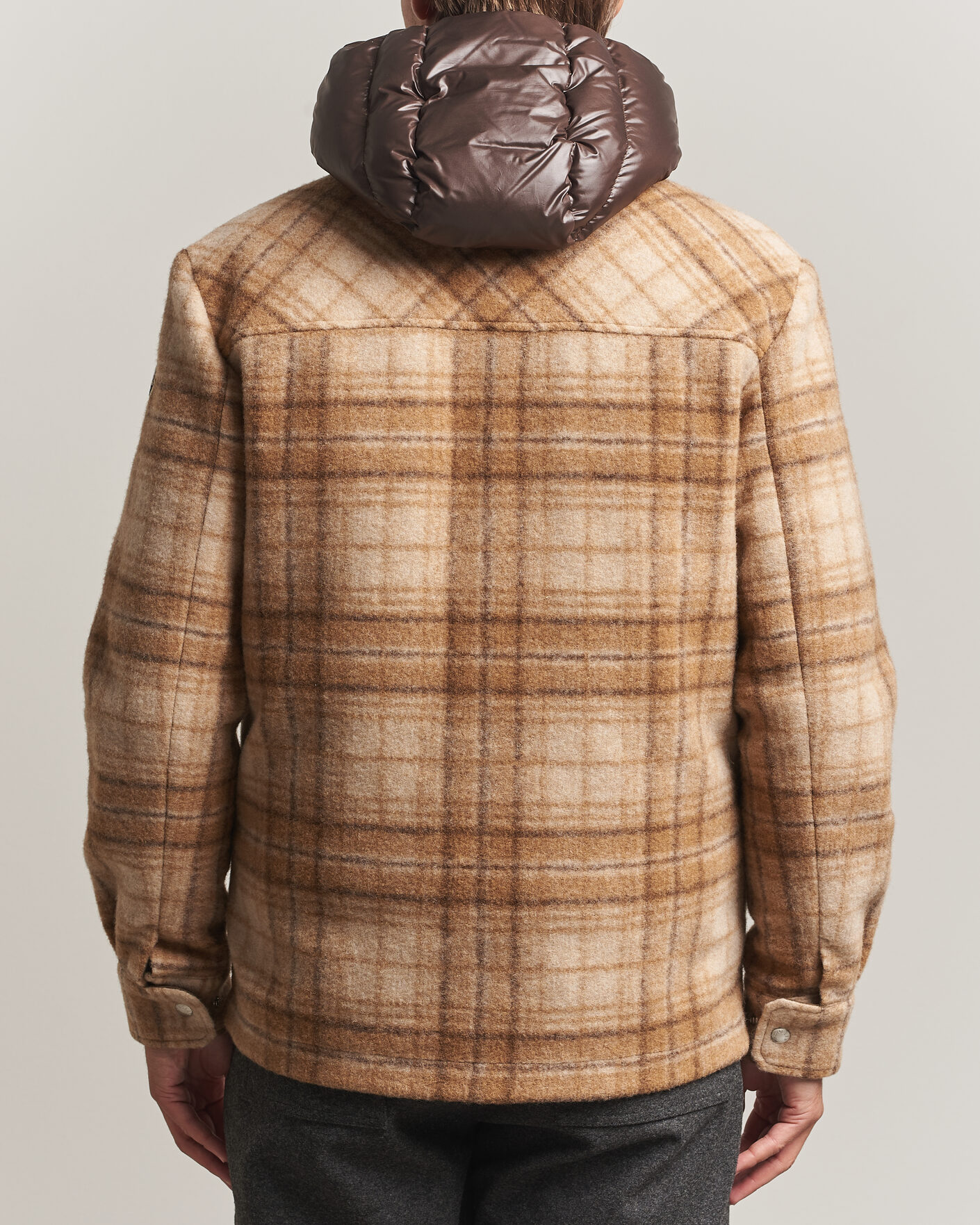 Men | Coats & Jackets | Moncler | Nyvalin Shirt Jacket Brown Check