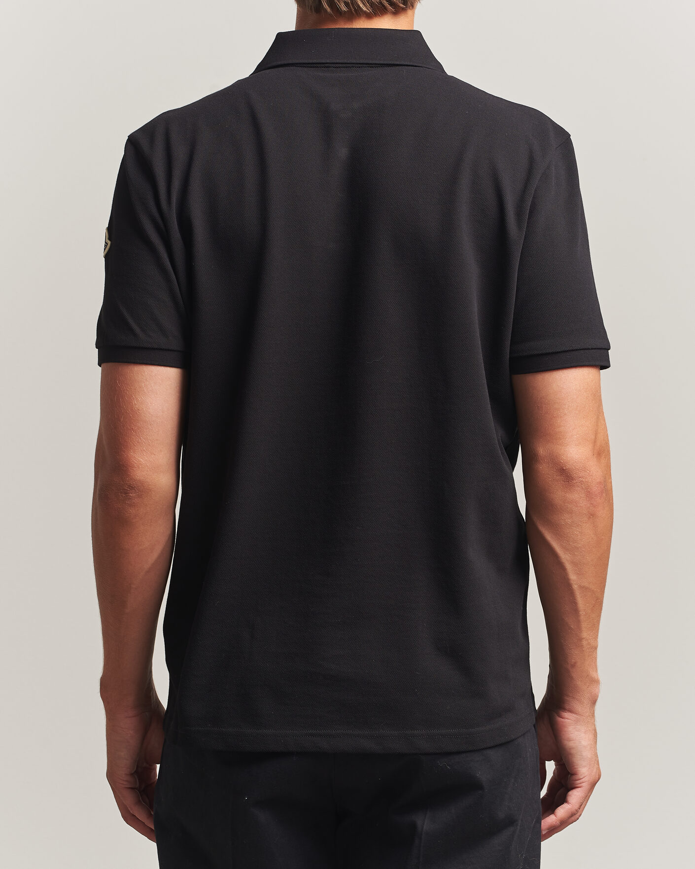 Men | Polo Shirts | Moncler | Short Sleeve Polo Black
