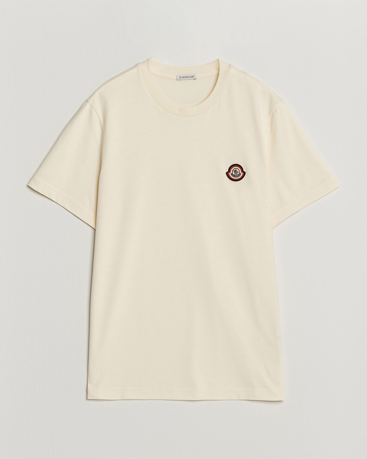 Men | T-Shirts | Moncler | Logo T-Shirt Off White