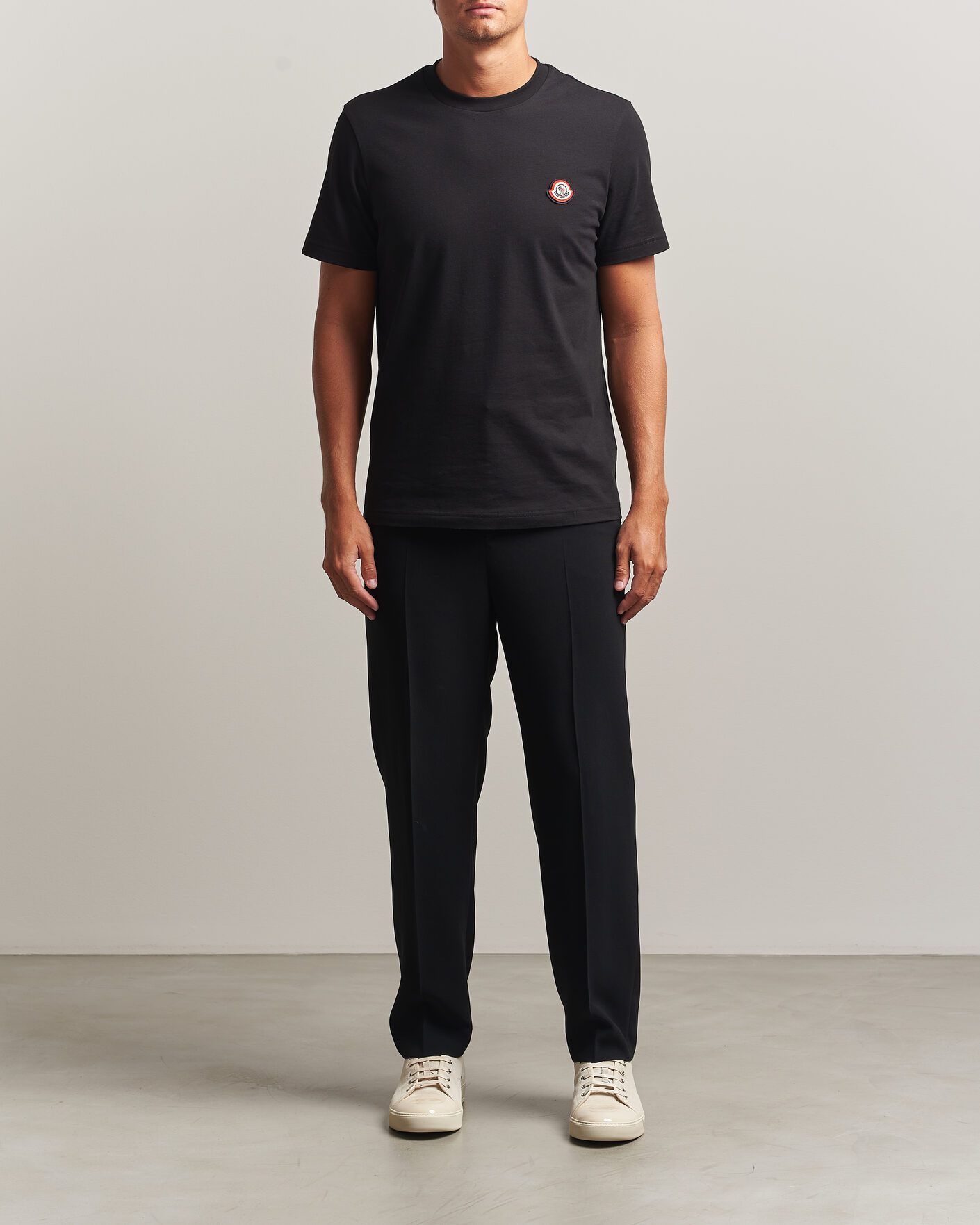 Men | T-Shirts | Moncler | Logo T-Shirt Black