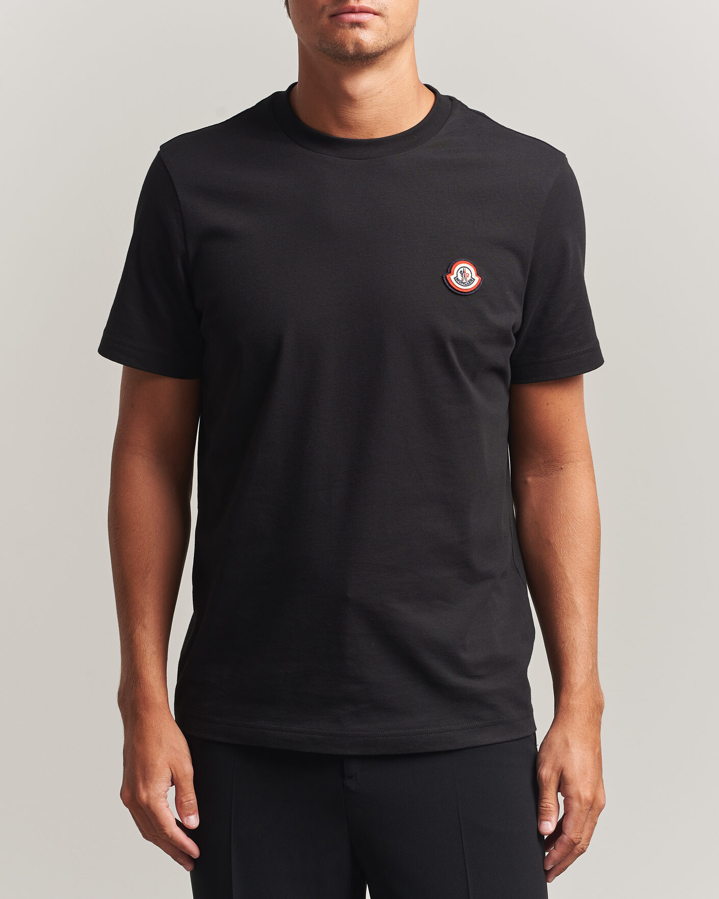Men | T-Shirts | Moncler | Logo T-Shirt Black