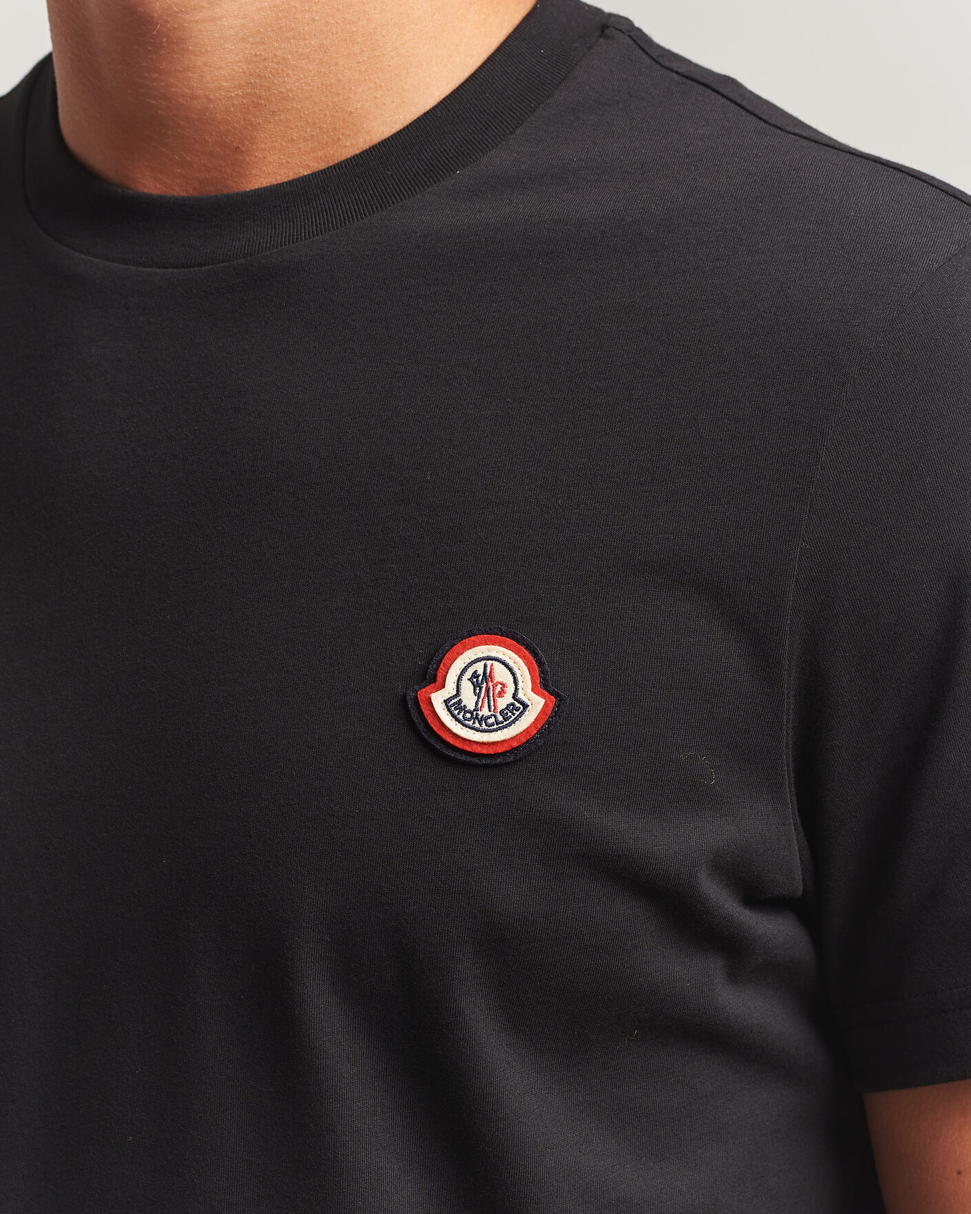 Men | T-Shirts | Moncler | Logo T-Shirt Black