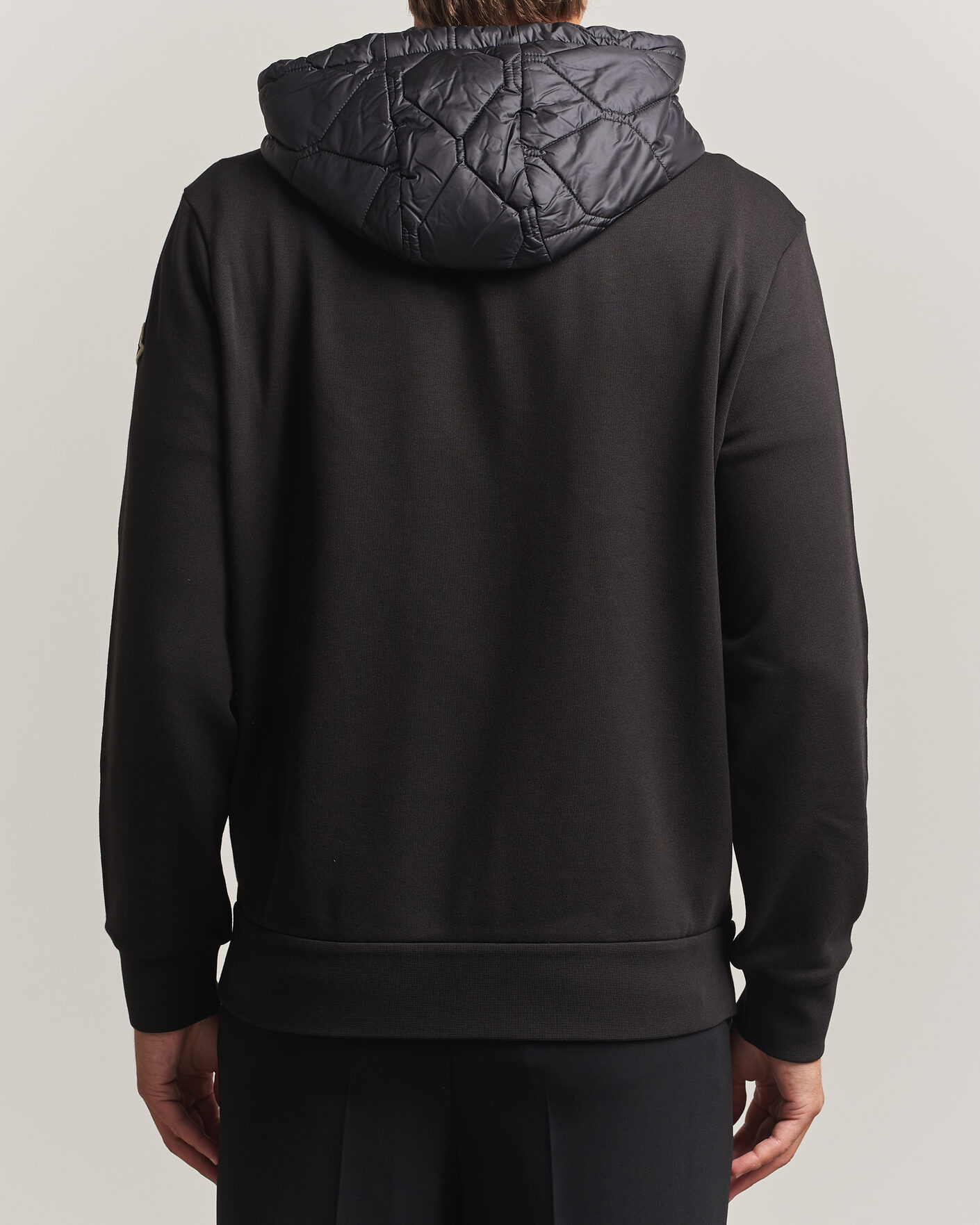 Men | Sweaters & Knitwear | Moncler | Full Zip Hoodie Black