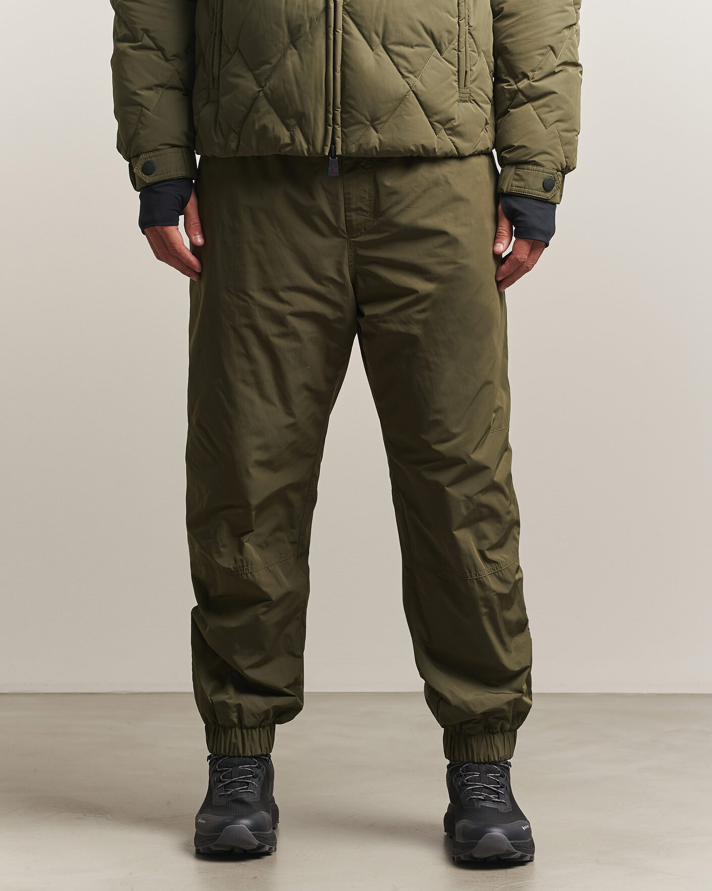 Men | Trousers | Moncler Grenoble | Drawstring Pants Olive