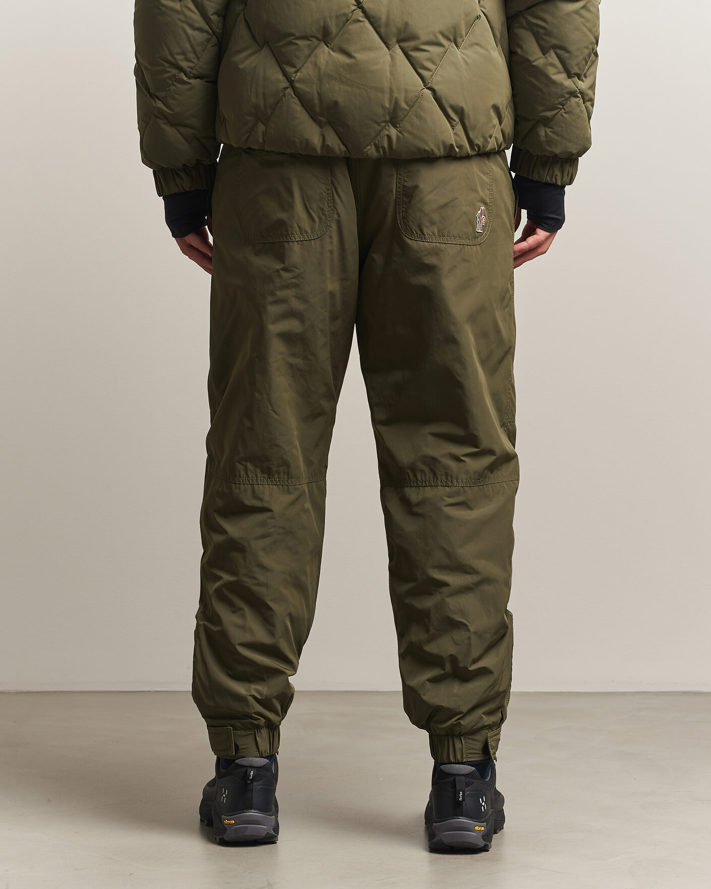 Moncler Grenoble Drawstring Pants Olive at CareOfCarl.com