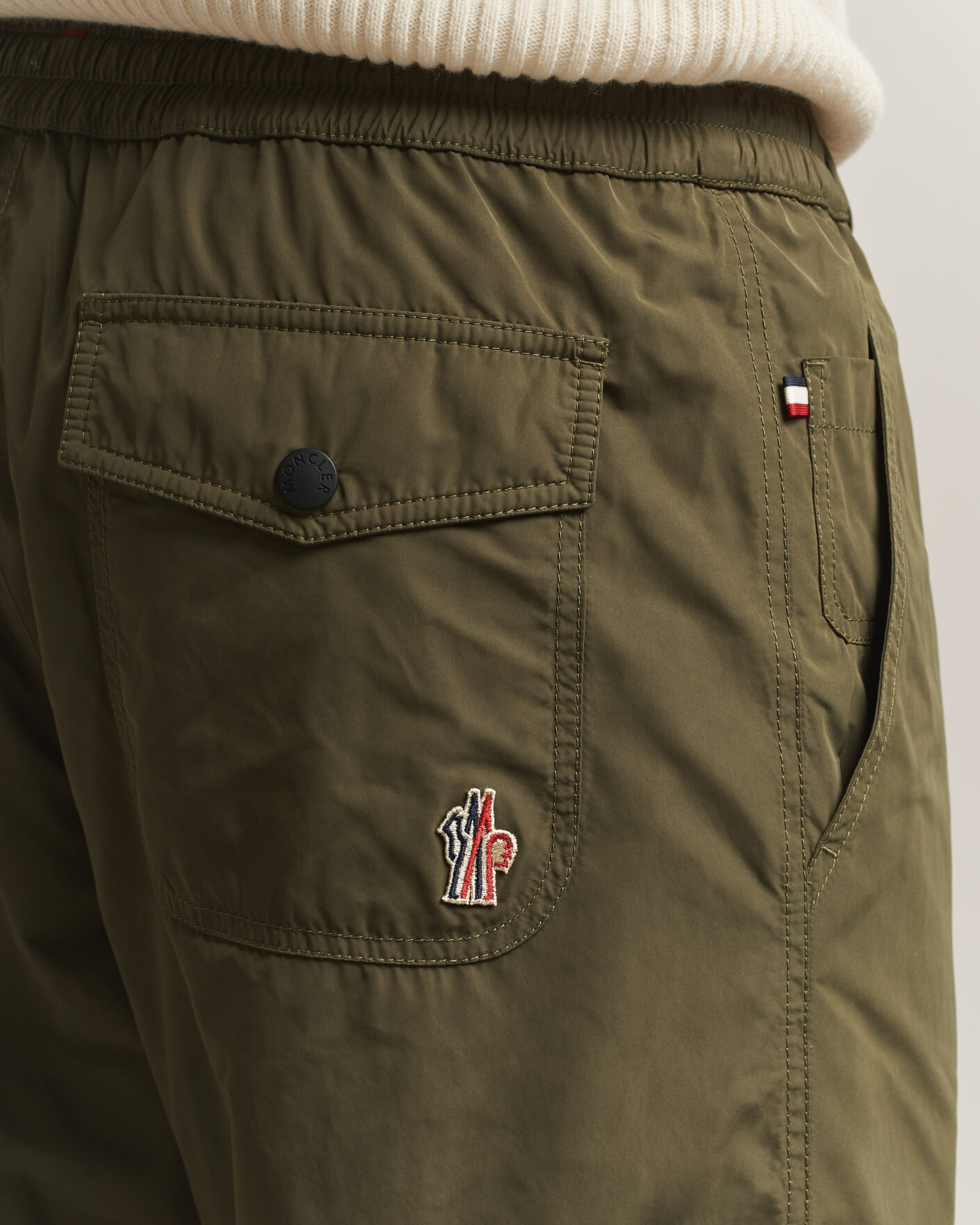 Men | Trousers | Moncler Grenoble | Drawstring Pants Olive