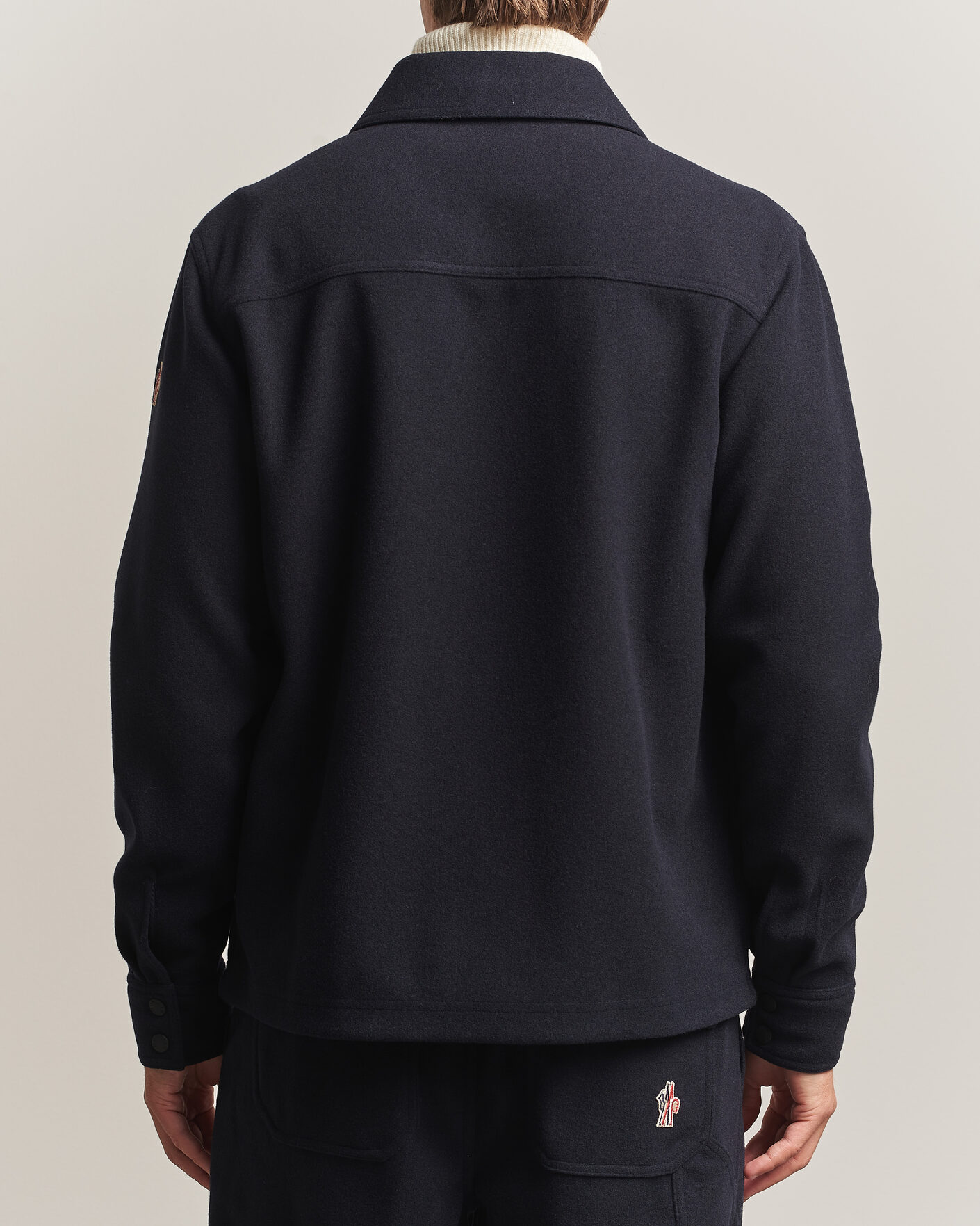 Men | Coats & Jackets | Moncler Grenoble | Brushed Shirt Jacket Navy